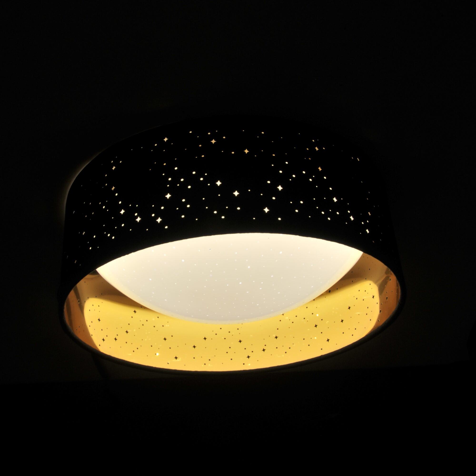 Plafon LED Tuluza 18W 1850 lm, czarno-złoty - 2
