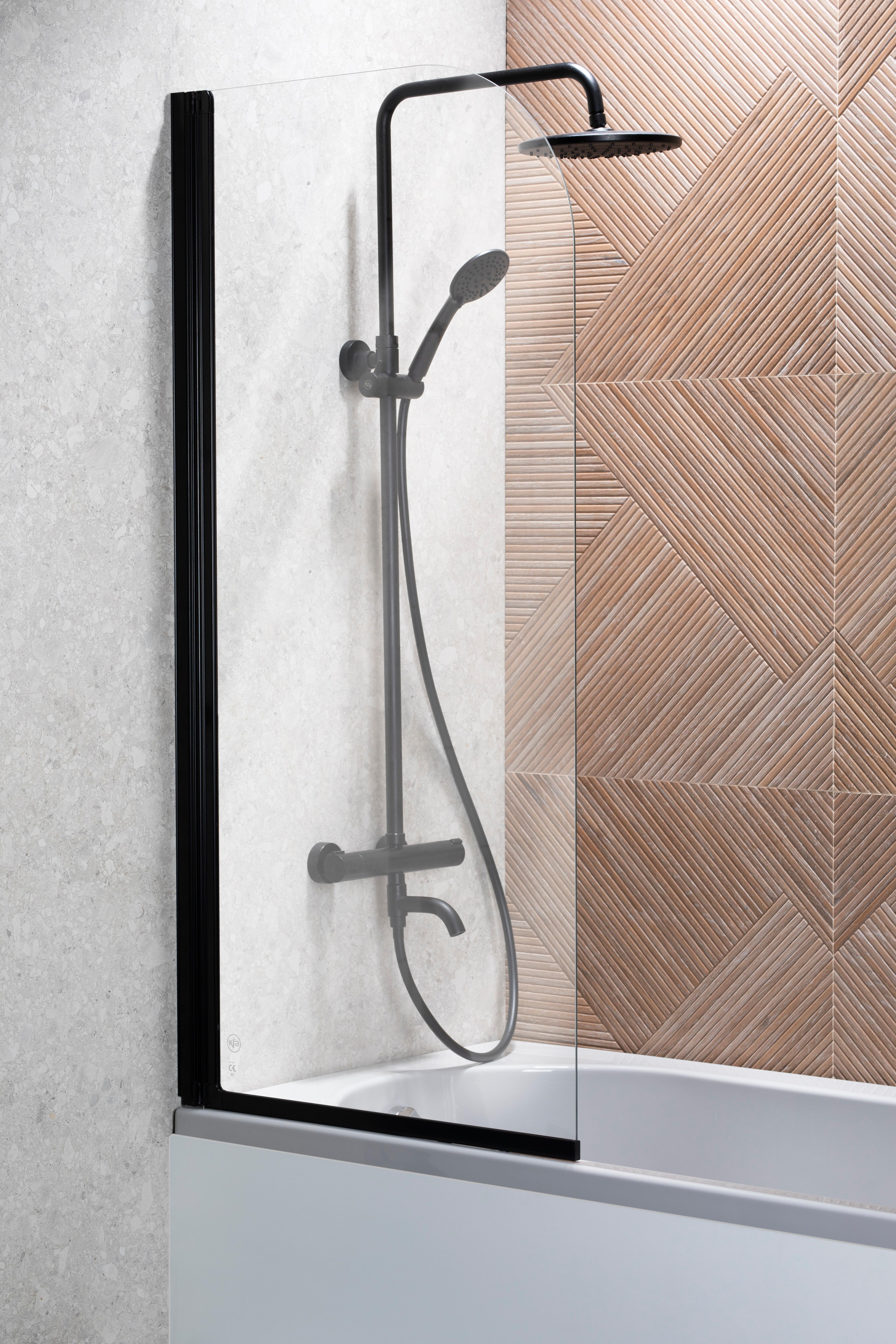 Parawan nawannowy Modern 140 x 67 cm czarny - 2