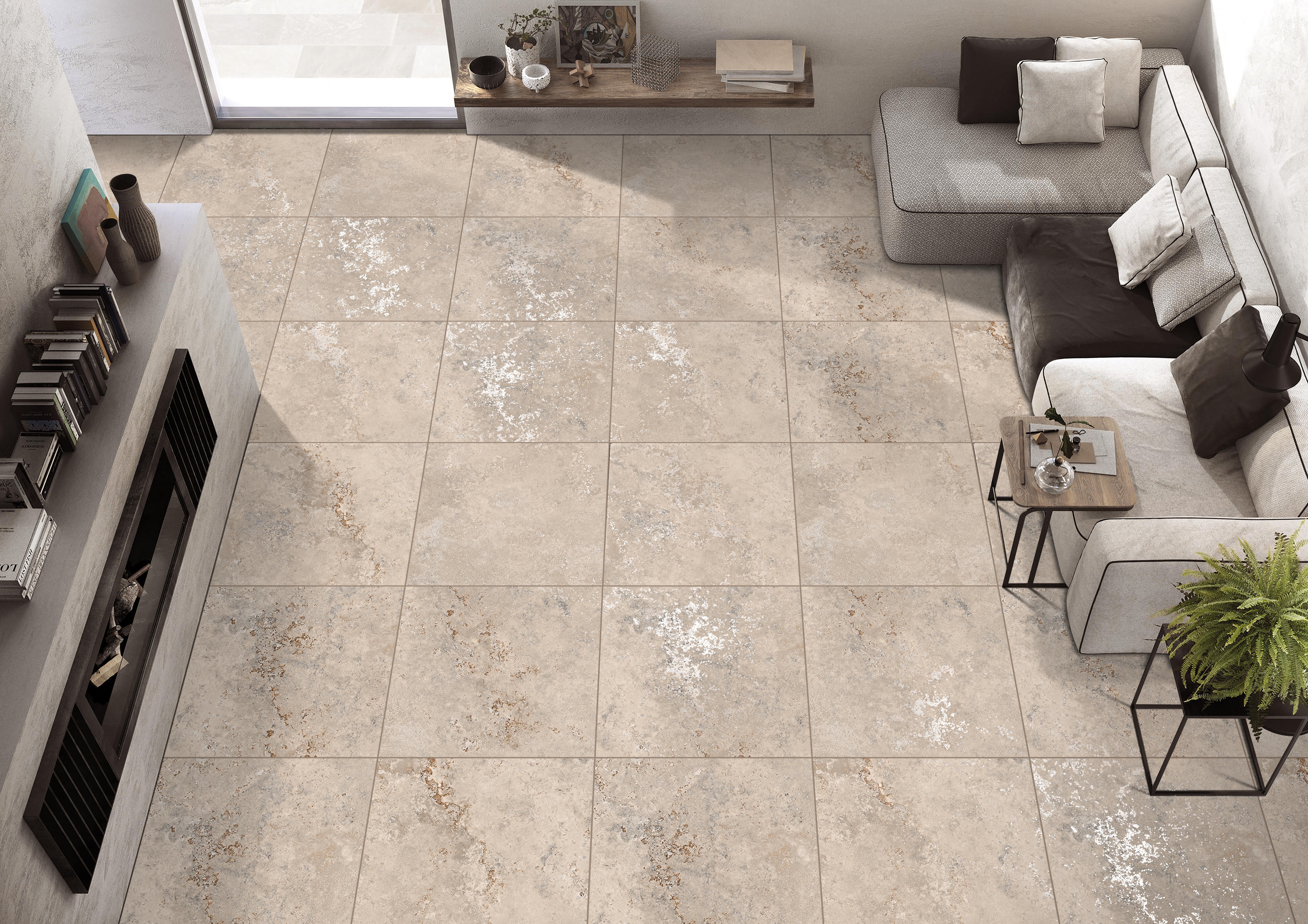 Gres szkliwiony Sierra Melton carving 60x60 1,44 m2 - 2