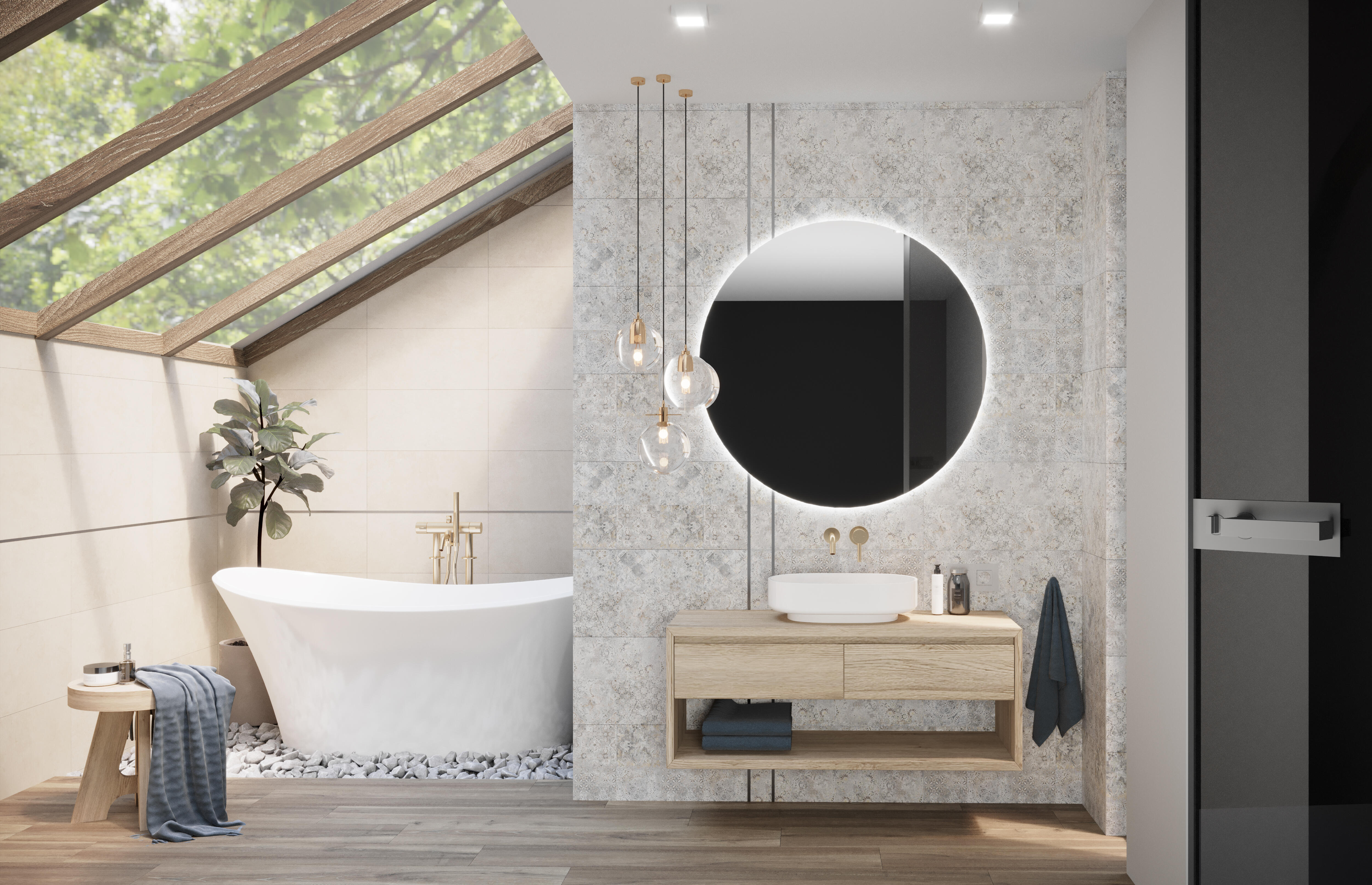 Płytka ścienna Montreal Cream rektyfikowana 1,8 m2 - 2
