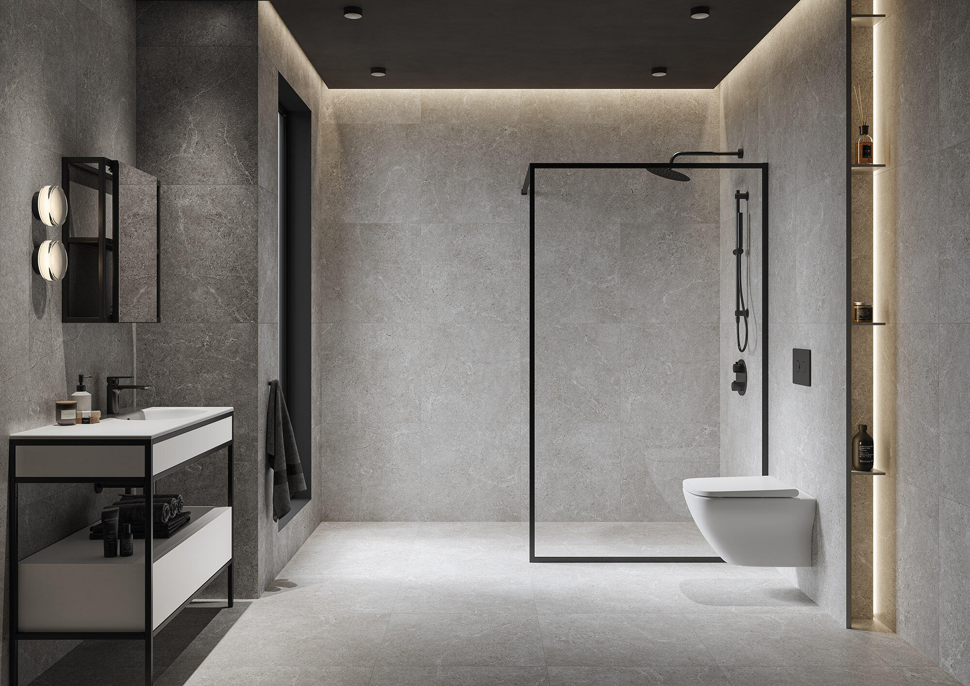 Gres szkliwiony Barano Grey 59,8x59,8 1,07 m2 - 2