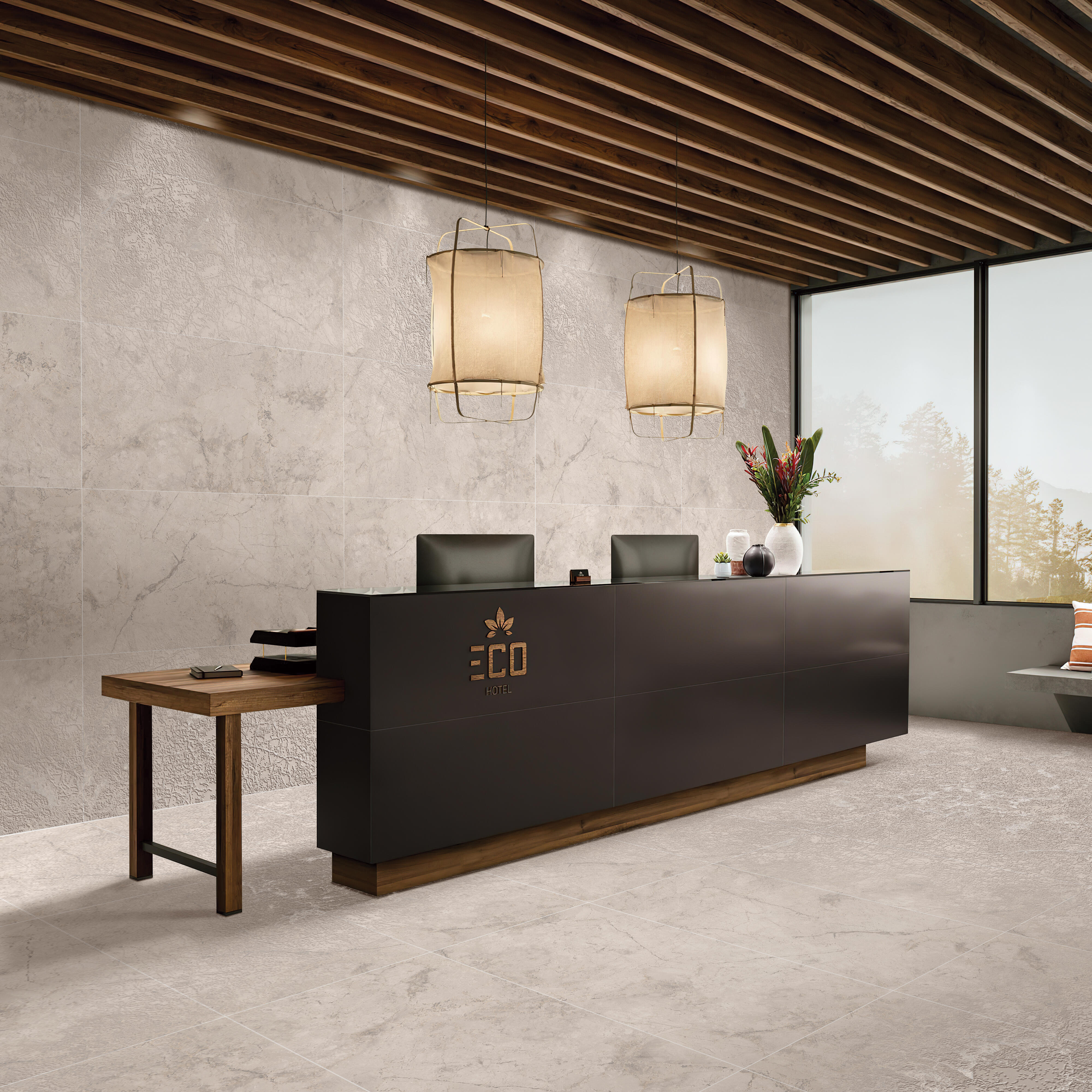 Gres szkliwiony polerowany Larisa Bianco lappato carving 60x120 1,44 m2 - 2