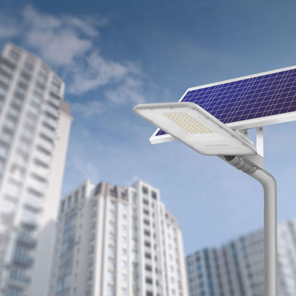 Oprawa solarna Street light 2500lm 25Ah IP65 czujnik zmierzchu + pilot - 2