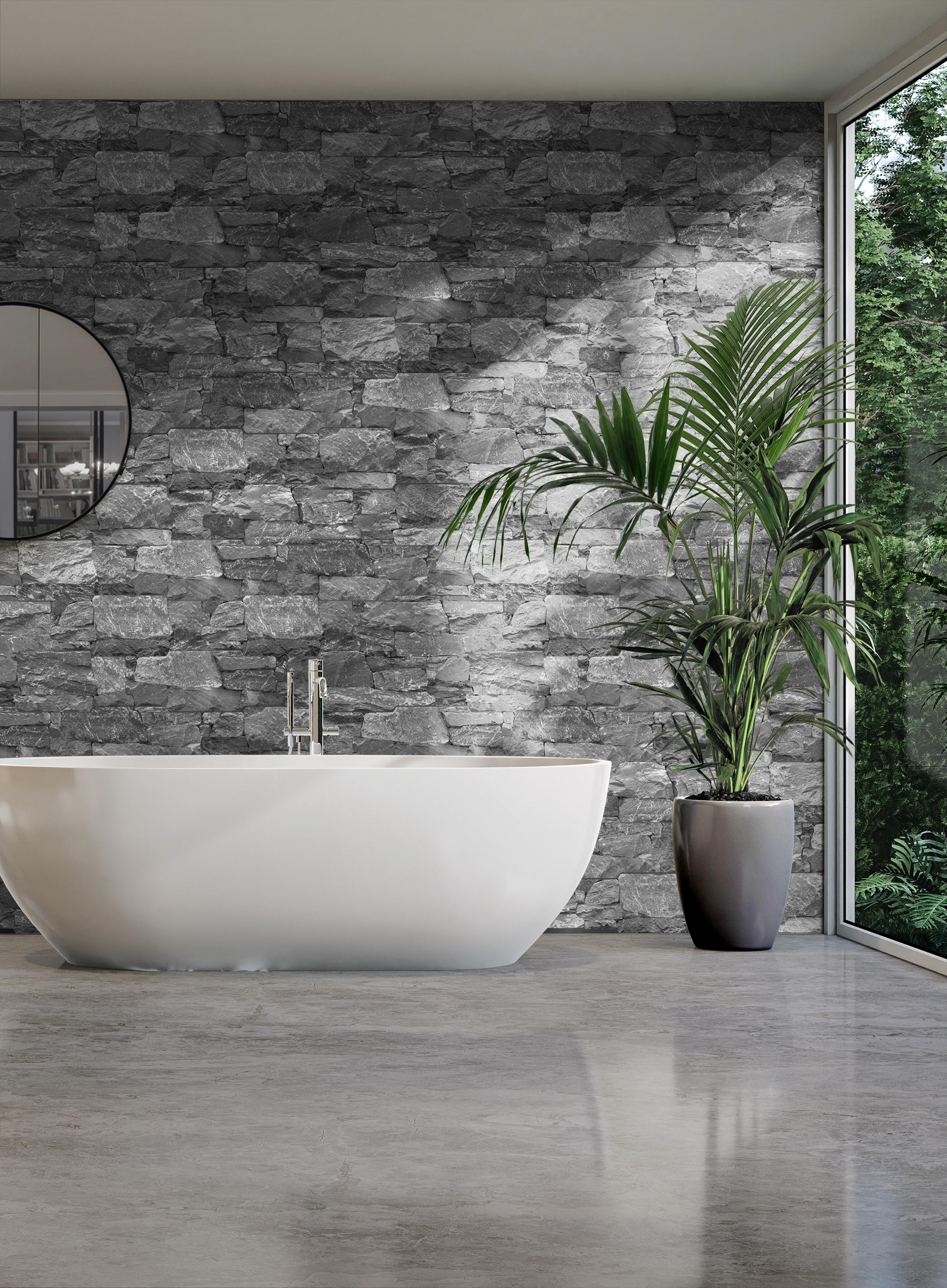 Gres kamienny Ostuni Anthracite 16x40 0,9 m2 - 2