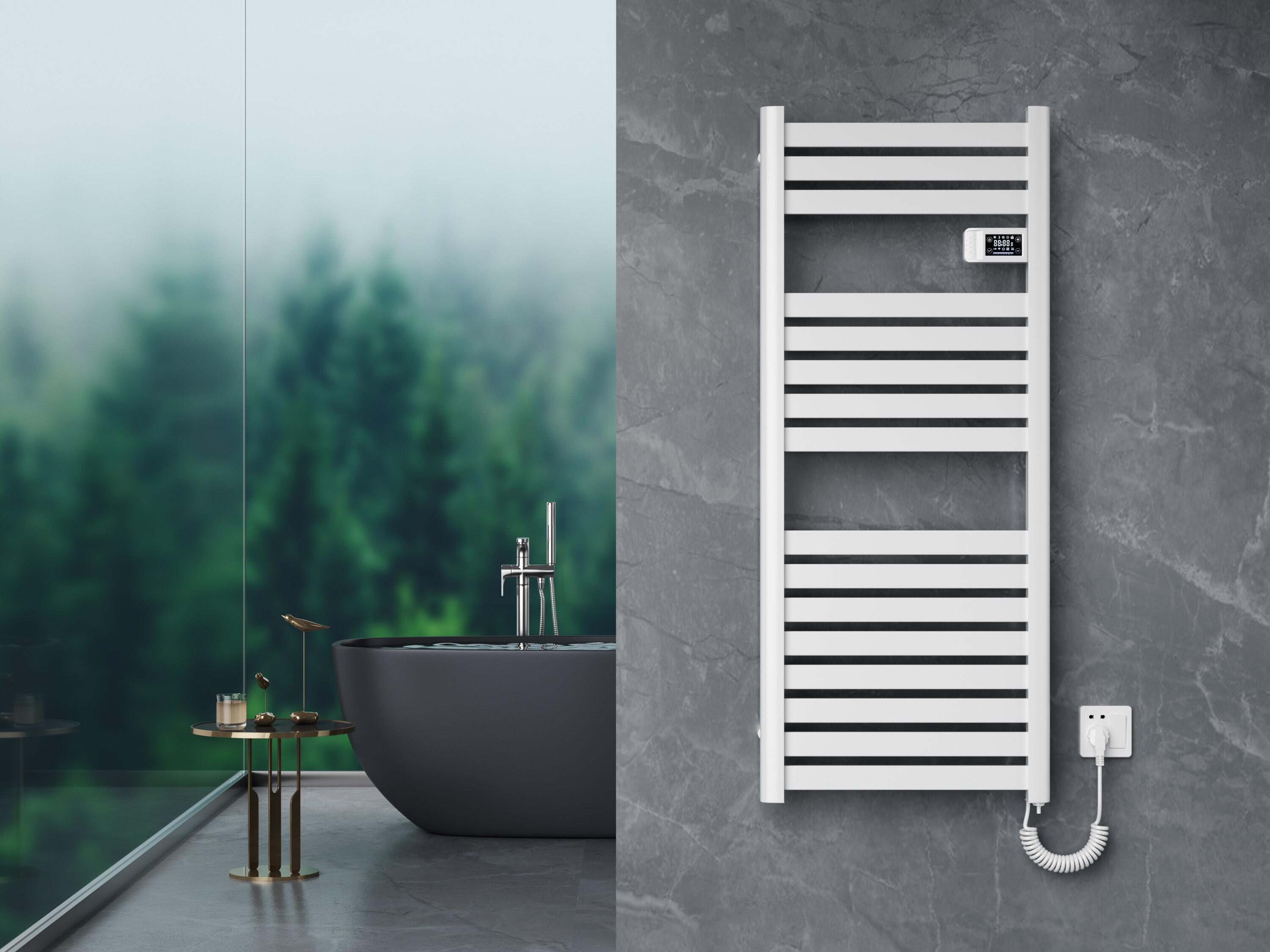 Grzejnik łazienkowy KEP 1200X500 500W biały - 2