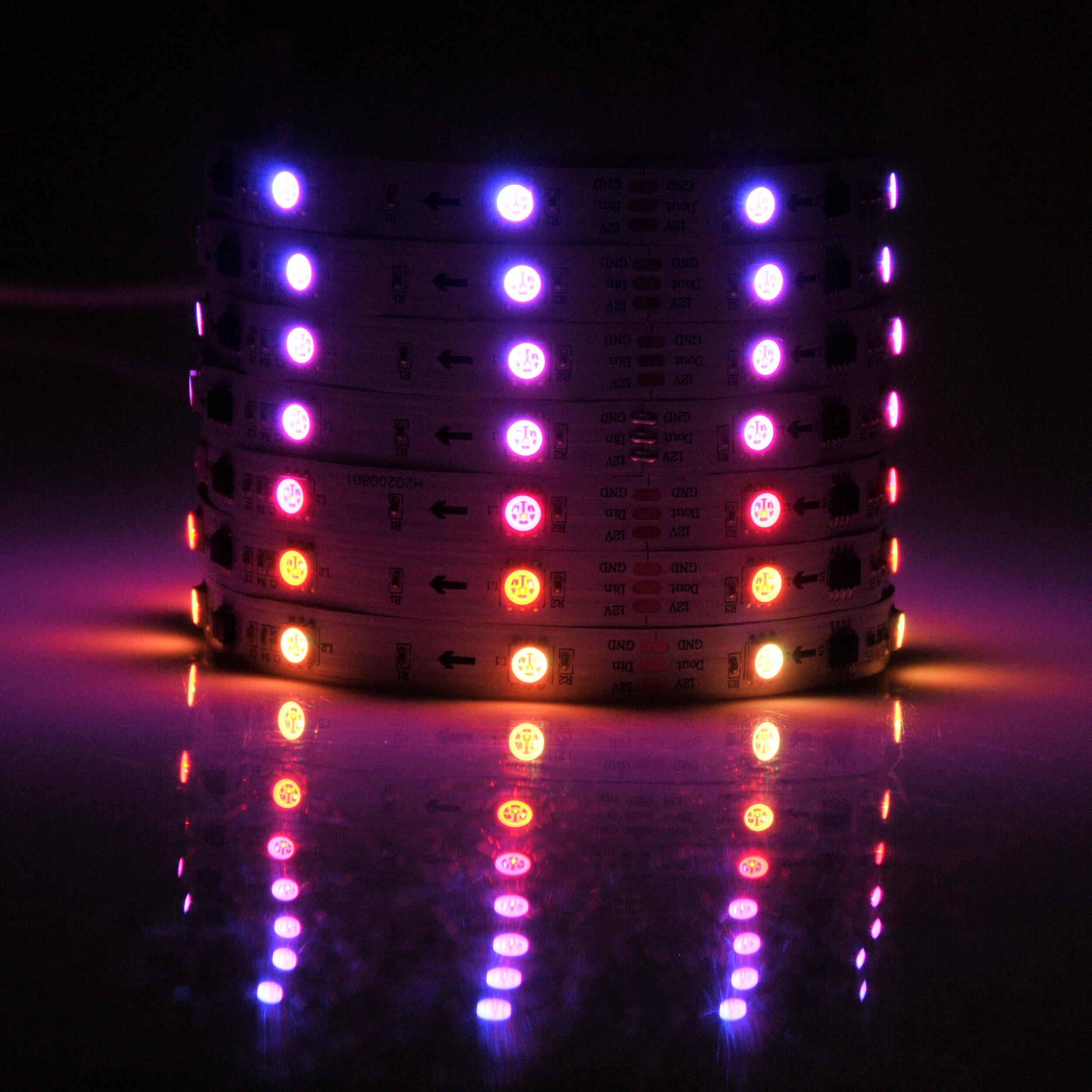 Zestaw taśma LED RGB Magic 5m IP20, zasilacz, kontroler i pilot - 2