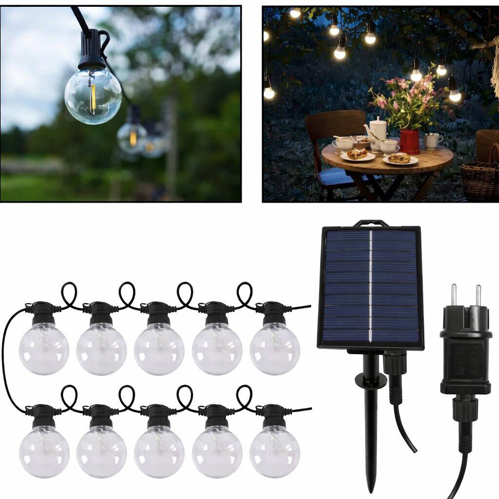 Girlanda Gloria 5m 10xE27 230V/solarna - 2