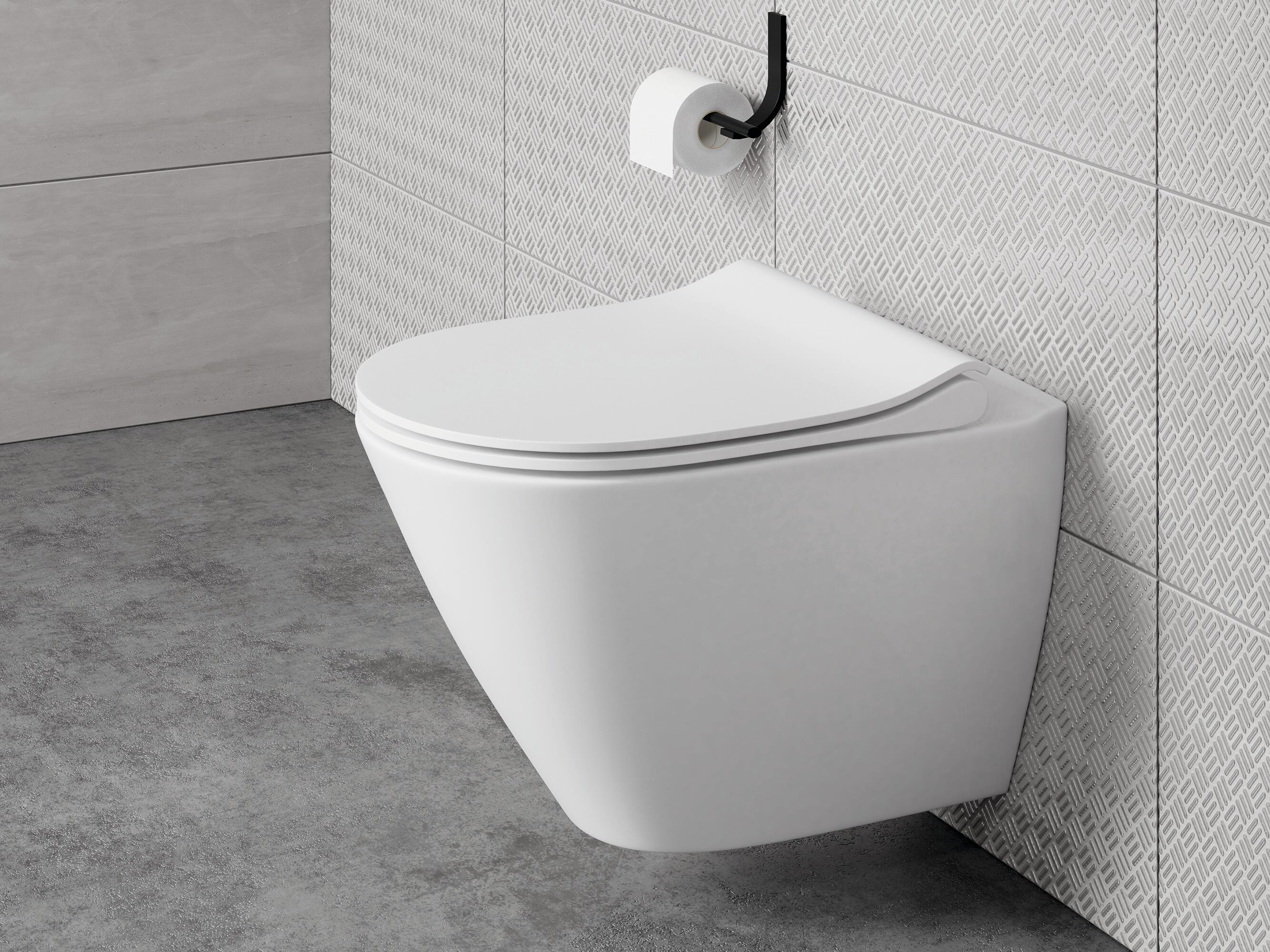 Miska WC wisząca Cersanit City Oval z deską wolnoopadającą - 2