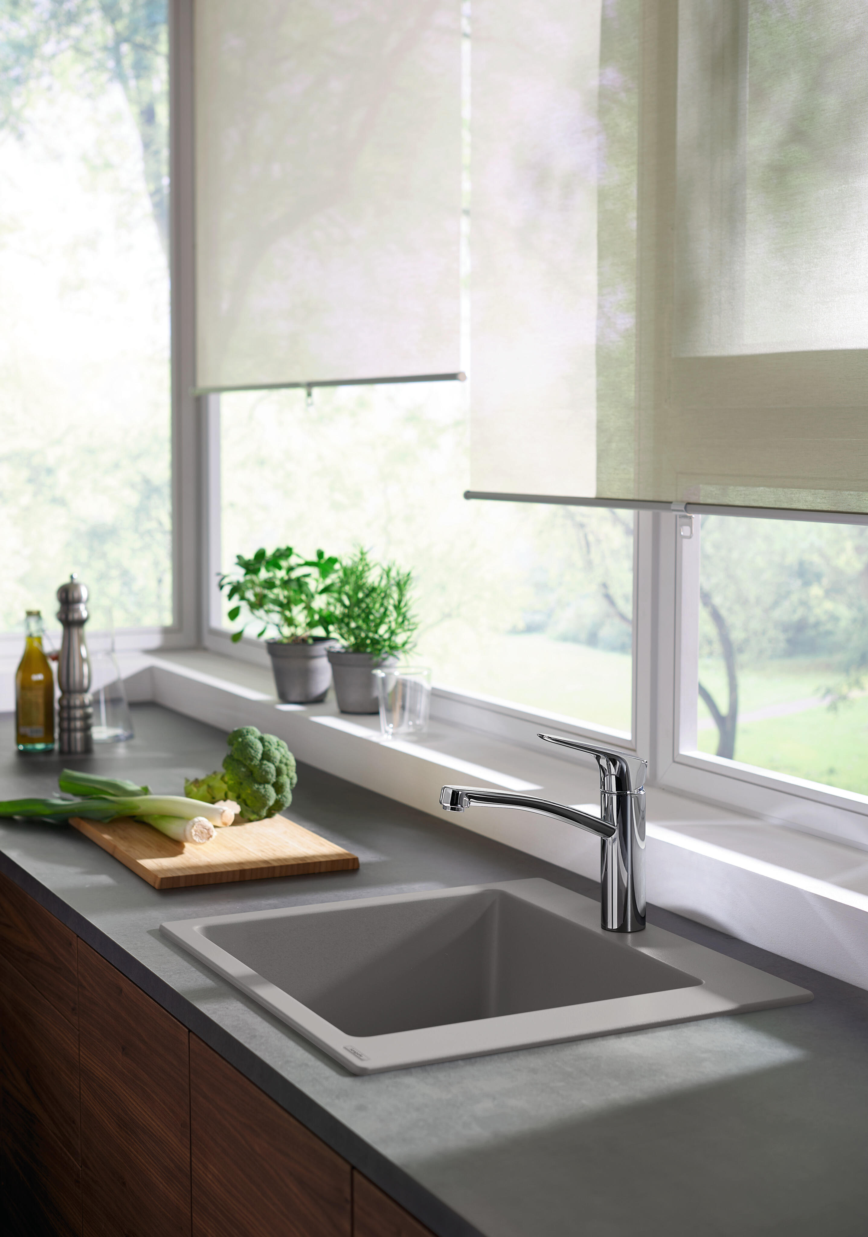 Bateria kuchenna Hansgrohe Mycube M chrom - 2