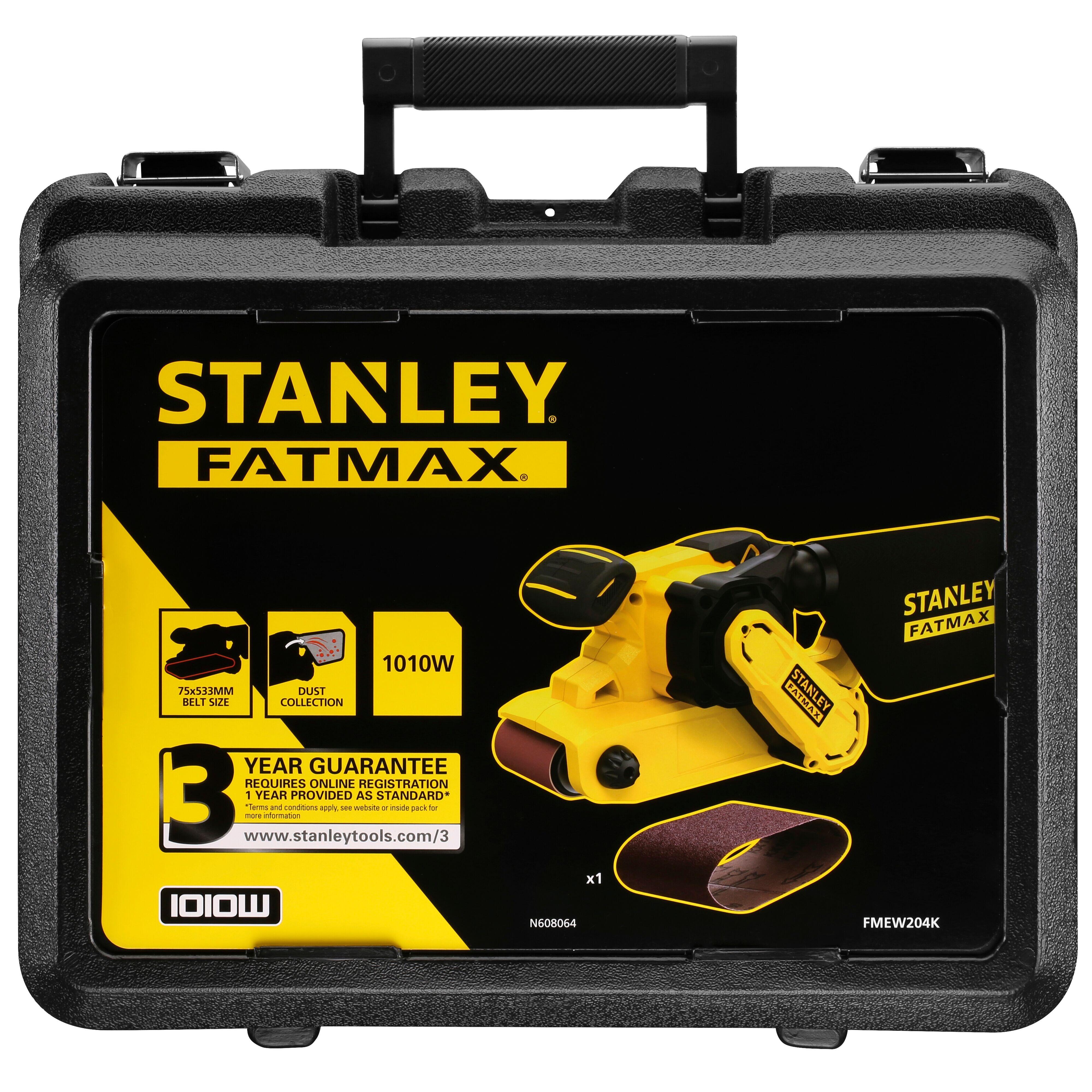 Szlifierka taśmowa 1010W FMEW204K Stanley Fatmax - 3