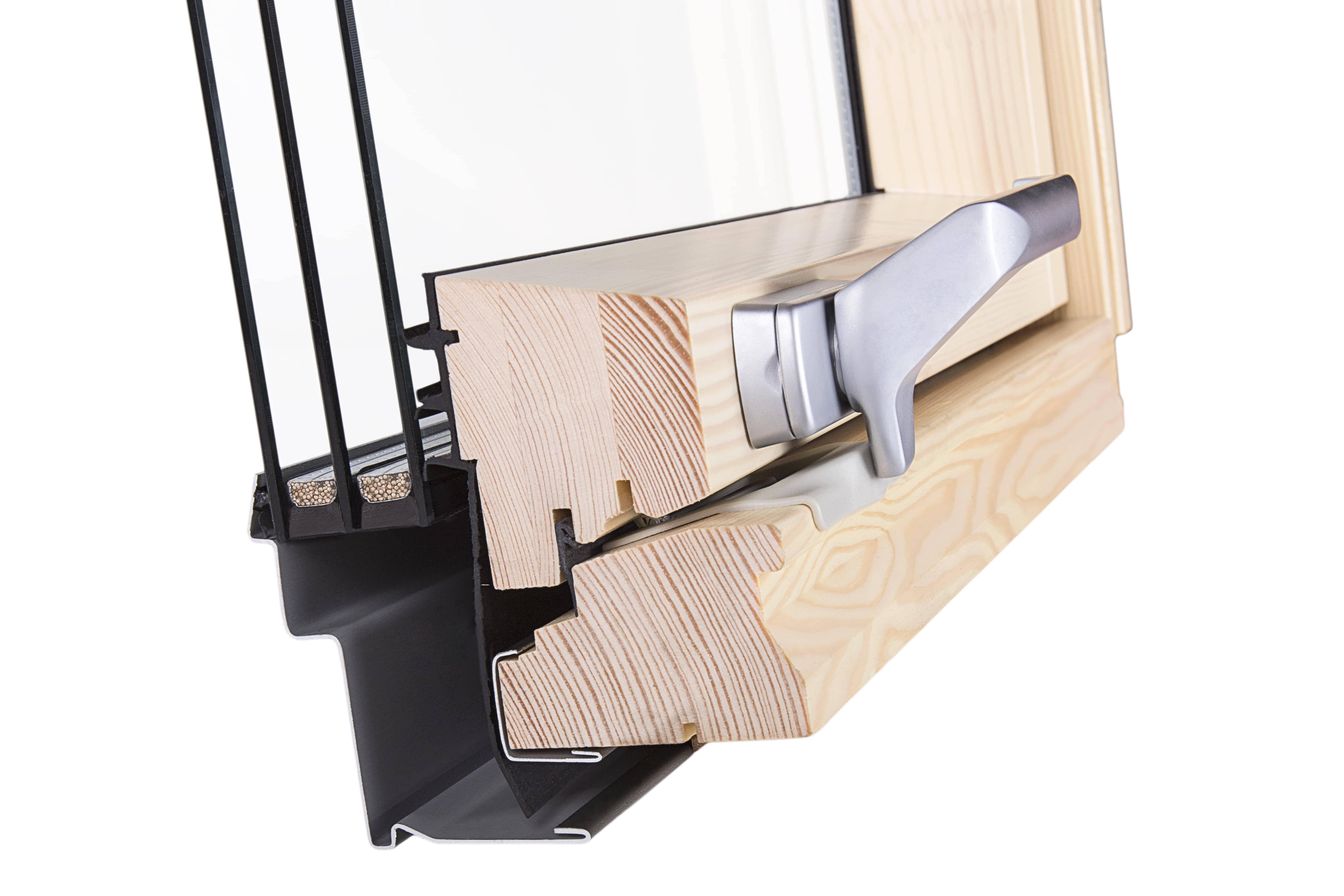 Okno dachowe 3-szybowe OPTILIGHT D-PRO 78x140 cm - 4