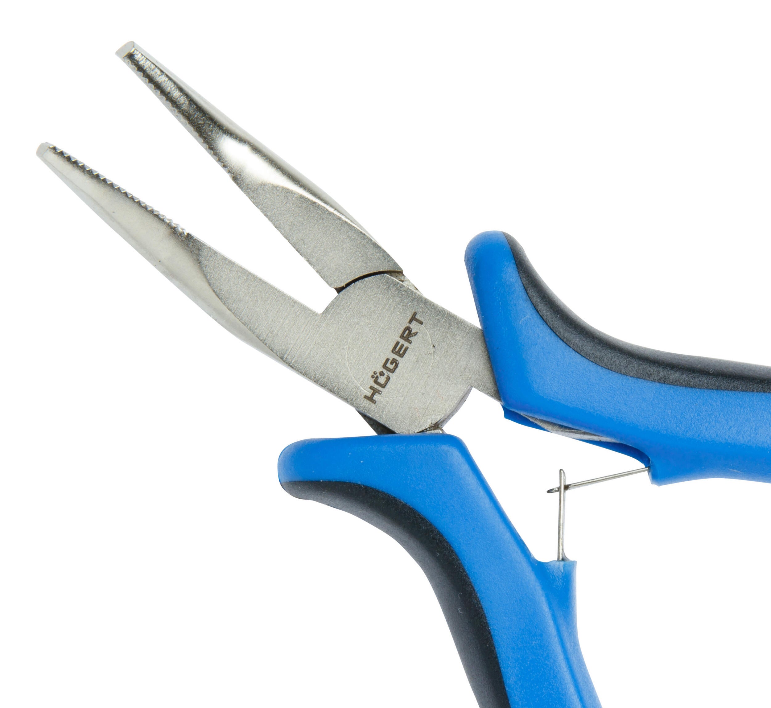 Szczypce wydłużone wygięte izolowane130 mm 1000V - 2