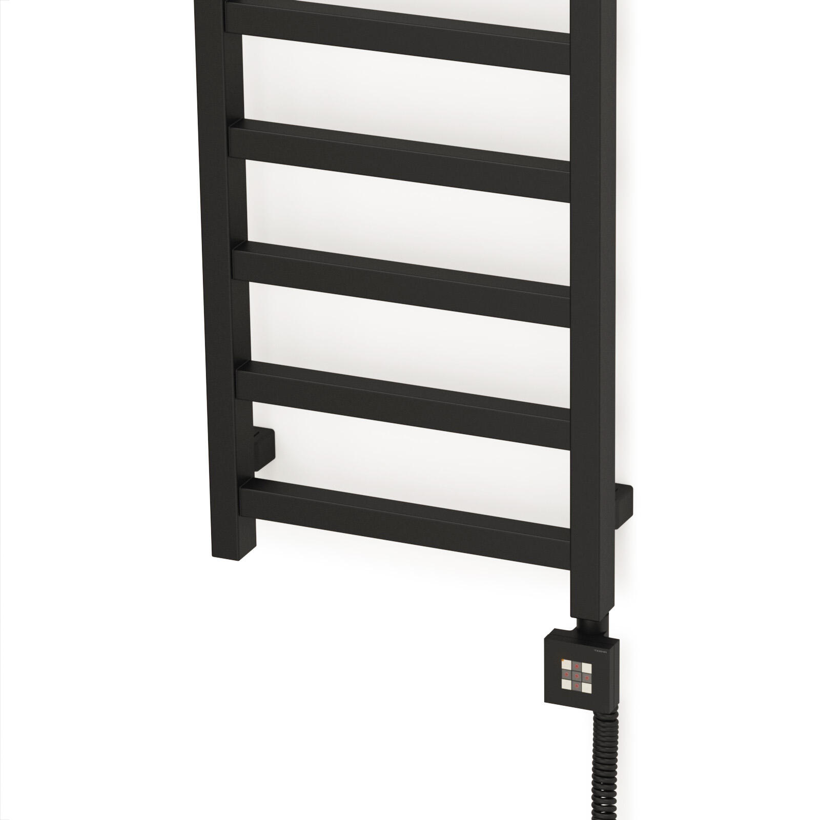 Grzejnik łazienkowy elektryczny Eda 960x400 mm 300 W, czarny mato Wy - 2