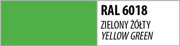 Spray Lakier akrylowy Ambro-Sol zielony żółty RAL6018 400ml - 4