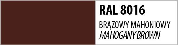 Spray Lakier akrylowy Ambro-Sol brązowy mahoniowy RAL8016 400ml - 4