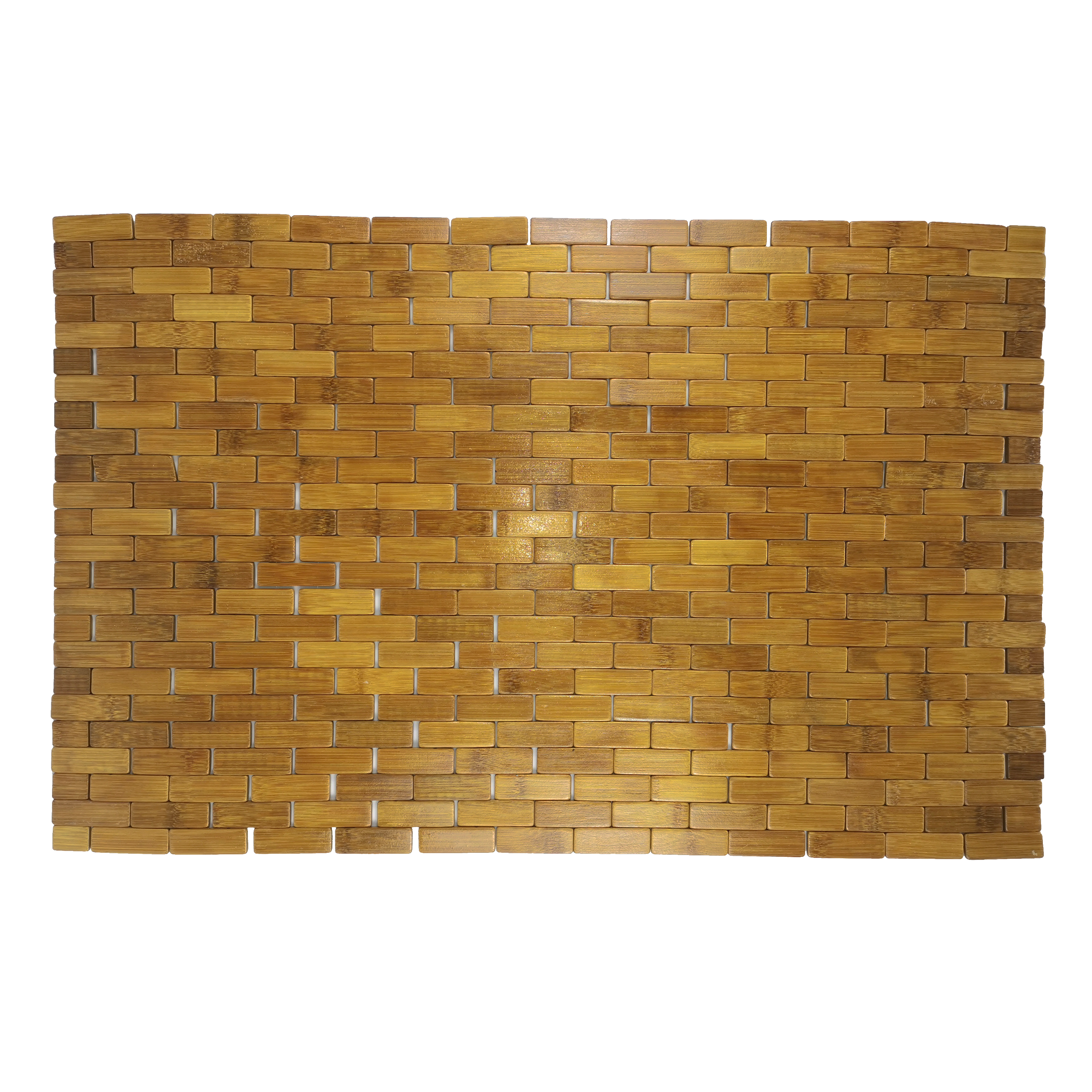 Tapis de bain l.50 x L.80 cm marron Domino SENSEA - 3