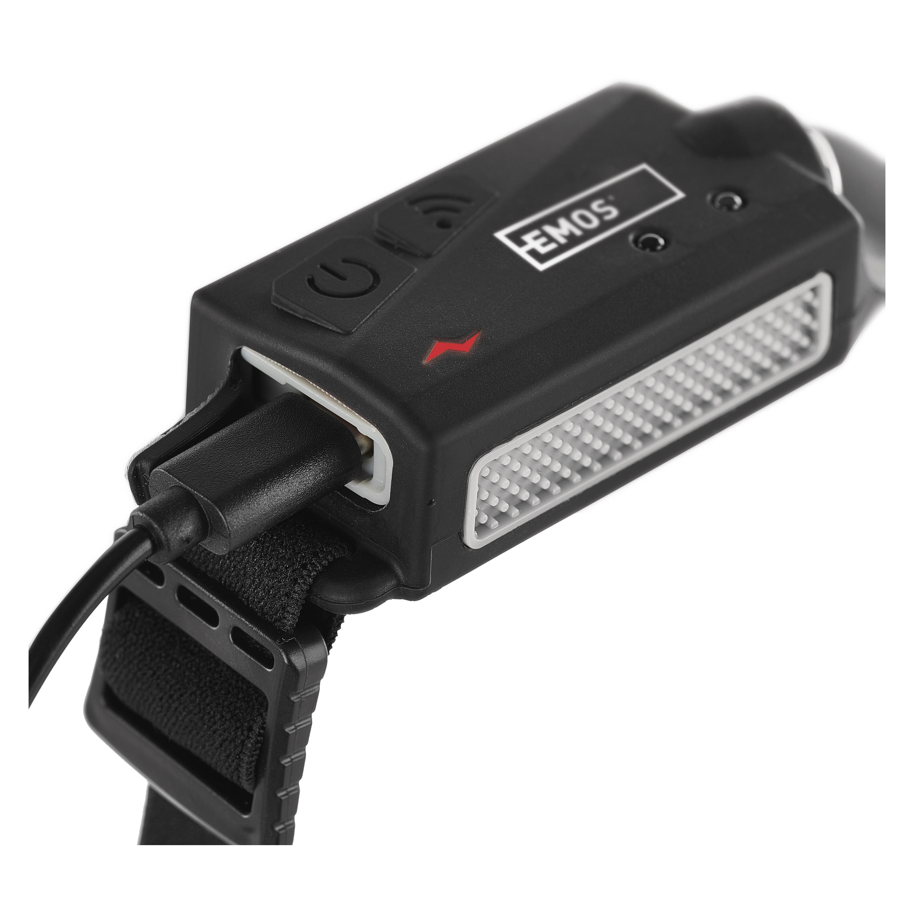 Latarka czołowa LED Ładowalna 1200 mAh COB 380Lm czas pracy min. 3h IP43 zasięg 160m elastyczna - 2