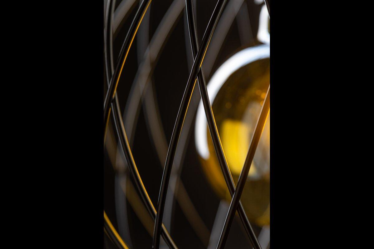 Oprawa sufitowa VIELA 1 1x E27, czarny, średnica 25cm, materiał metal - 2