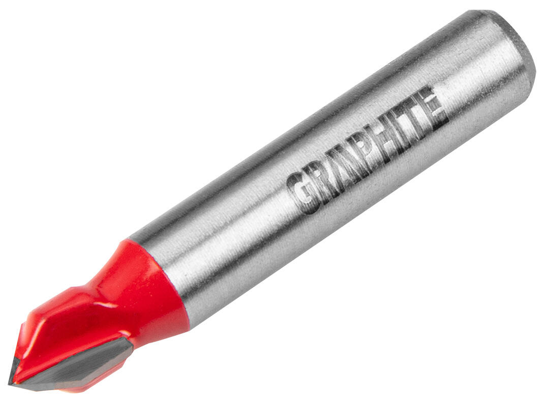 Frez do rowków typu V 8x8 mm, trzpień 8 mm - 2