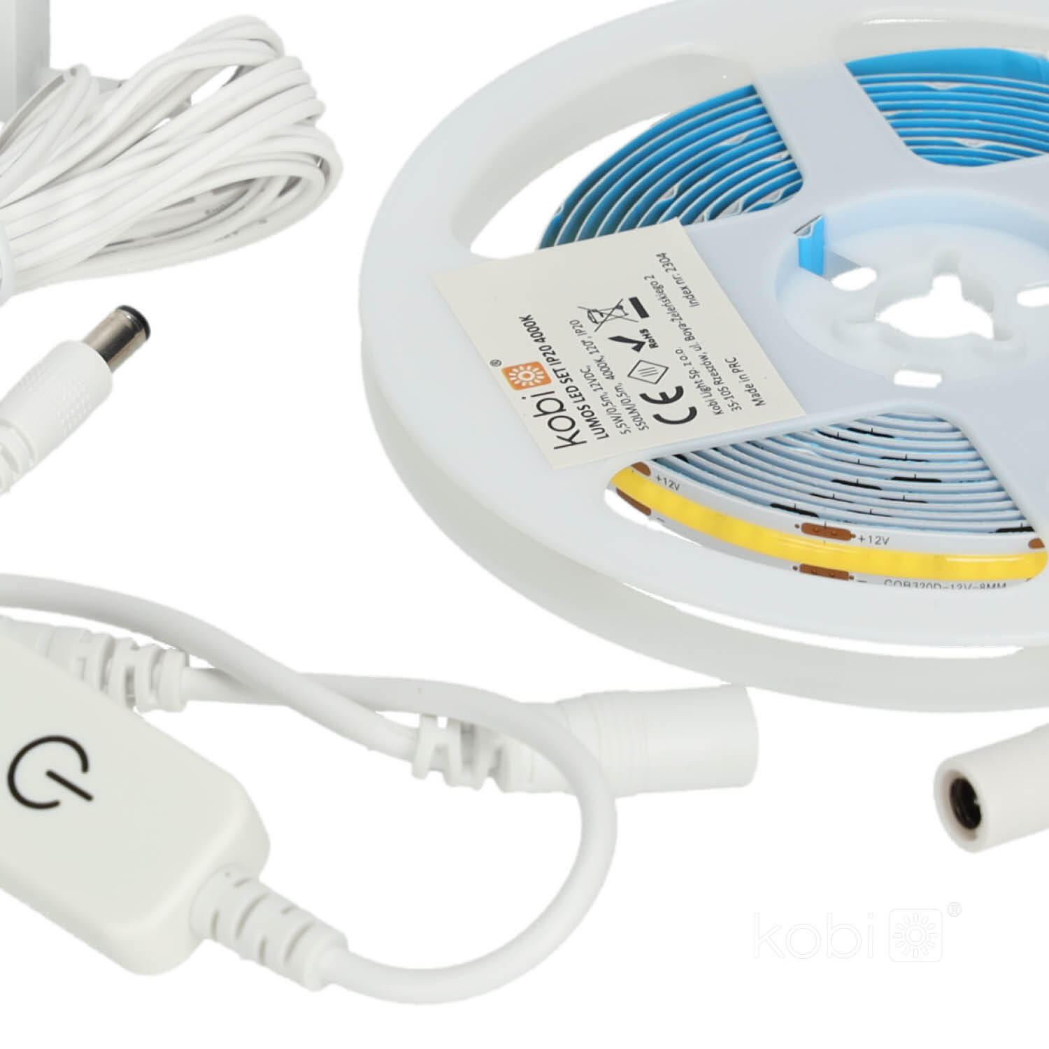 Zestaw taśma LED taśma COB, długość 3m, 4000K, IP20, włącznik ze ściemniaczem - 3