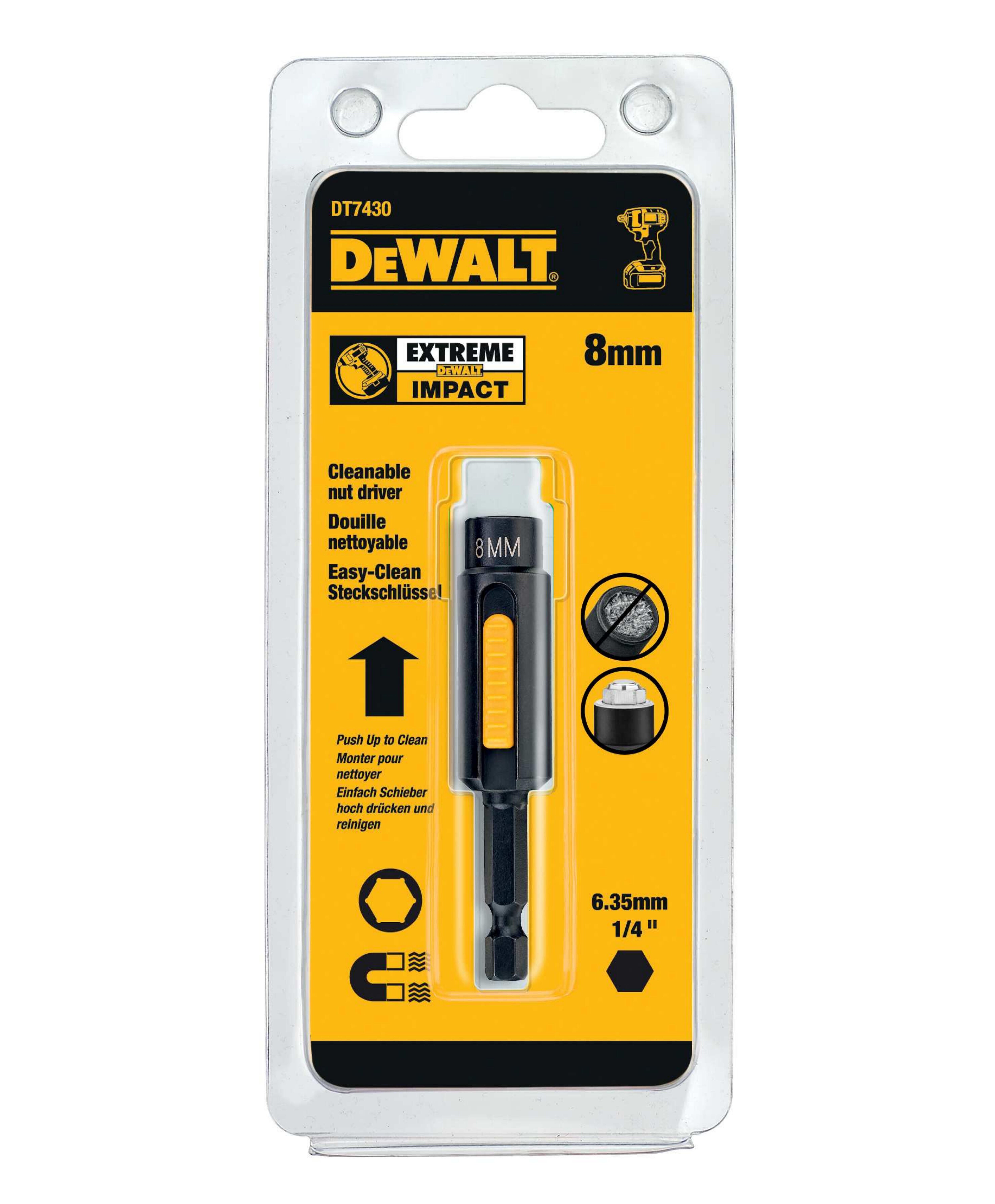 Nasadka magnetyczna z końcówką samoczyszczącą 8 mm DeWalt - 2