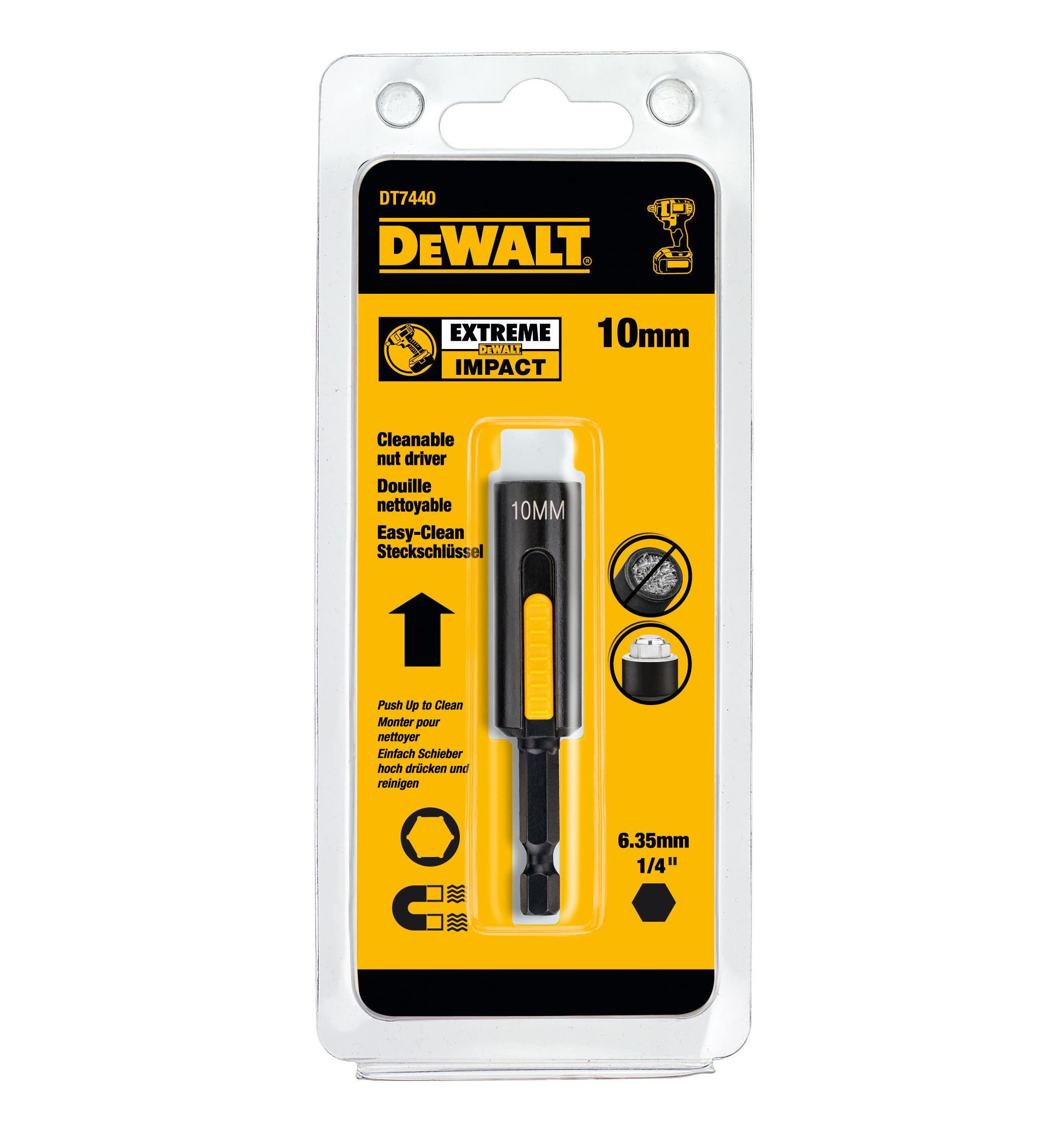 Nasadka magnetyczna z końcówką samoczyszczącą 10 mm DeWalt - 2