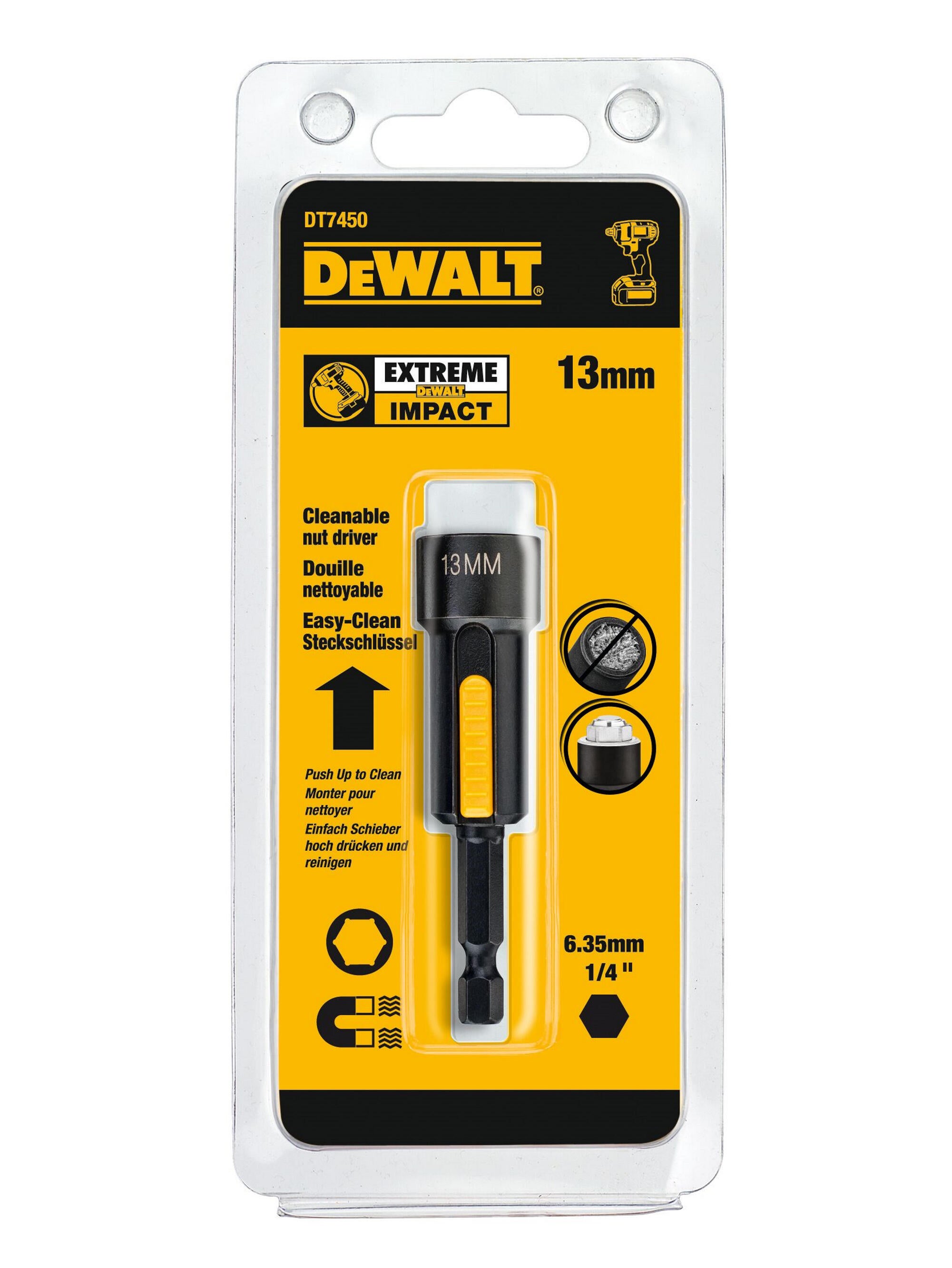 Nasadka magnetyczna z końcówką samoczyszczącą 13 mm DeWalt - 2