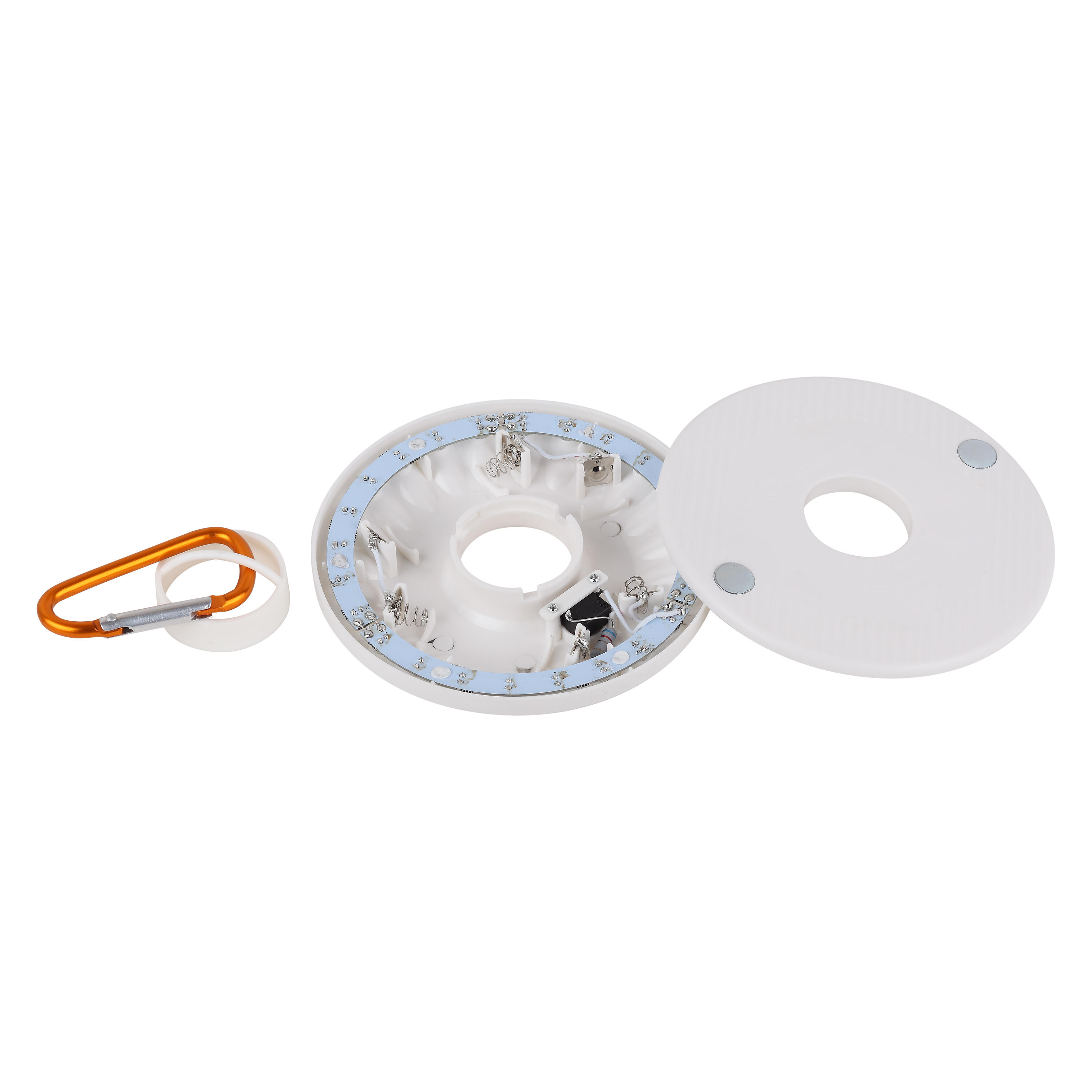 Lampa LED typu krążek magnes, zasilanie 2xAA, 120Lm, max 6h pracy, 4000K - 2