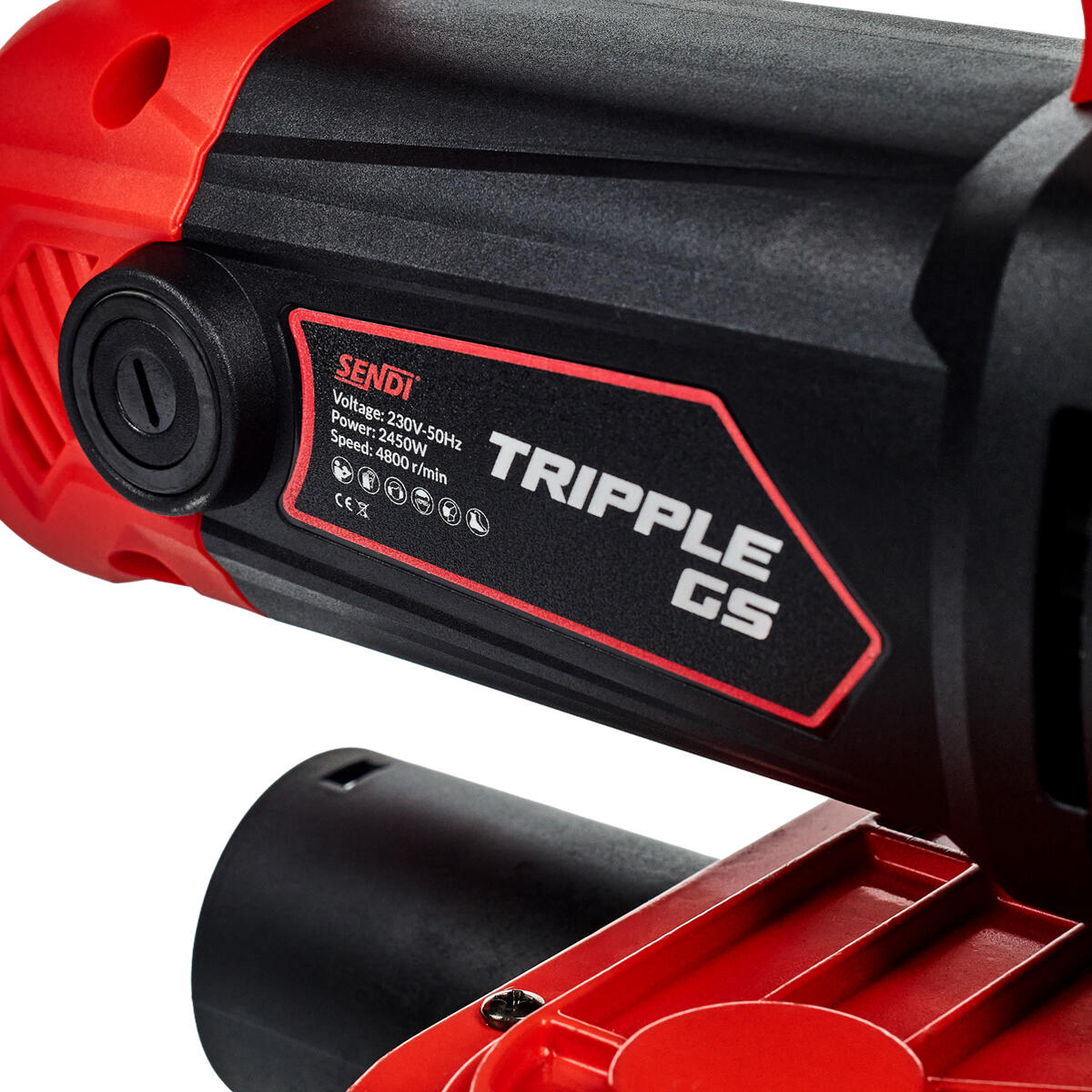 Szlifierka do betonu TRIPPLE GS 2450 W - 2