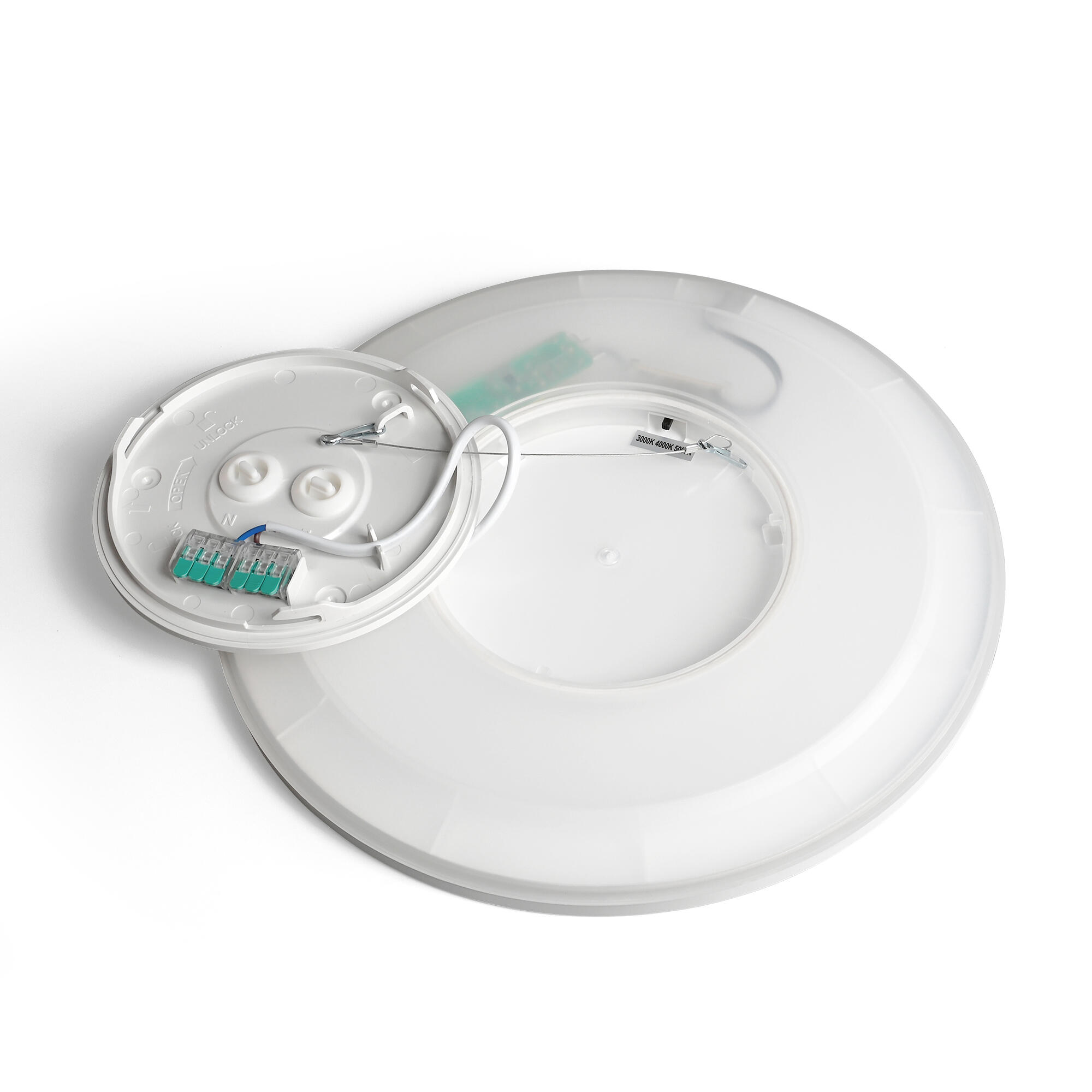 Plafon LED okrągły 22W 2400lm IP54 biały - 4