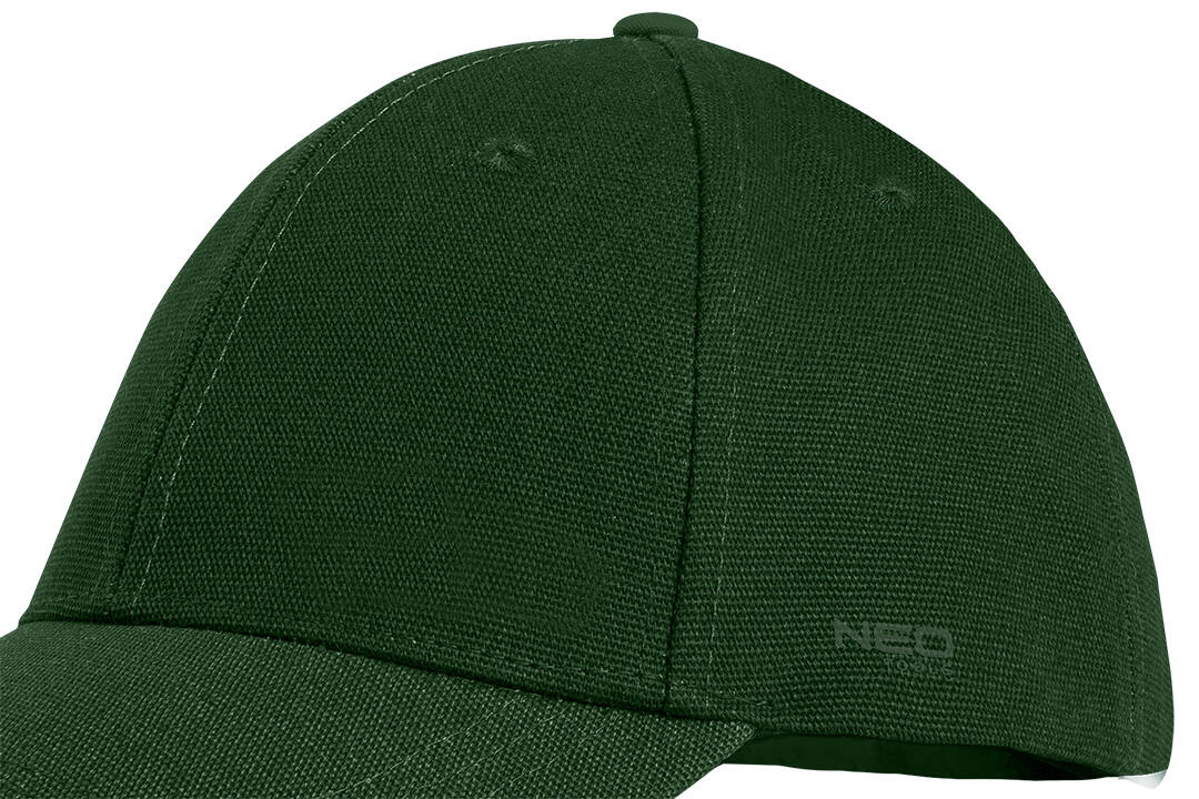Czapka z daszkiem zielona, one size - NEO  81-637 - 3