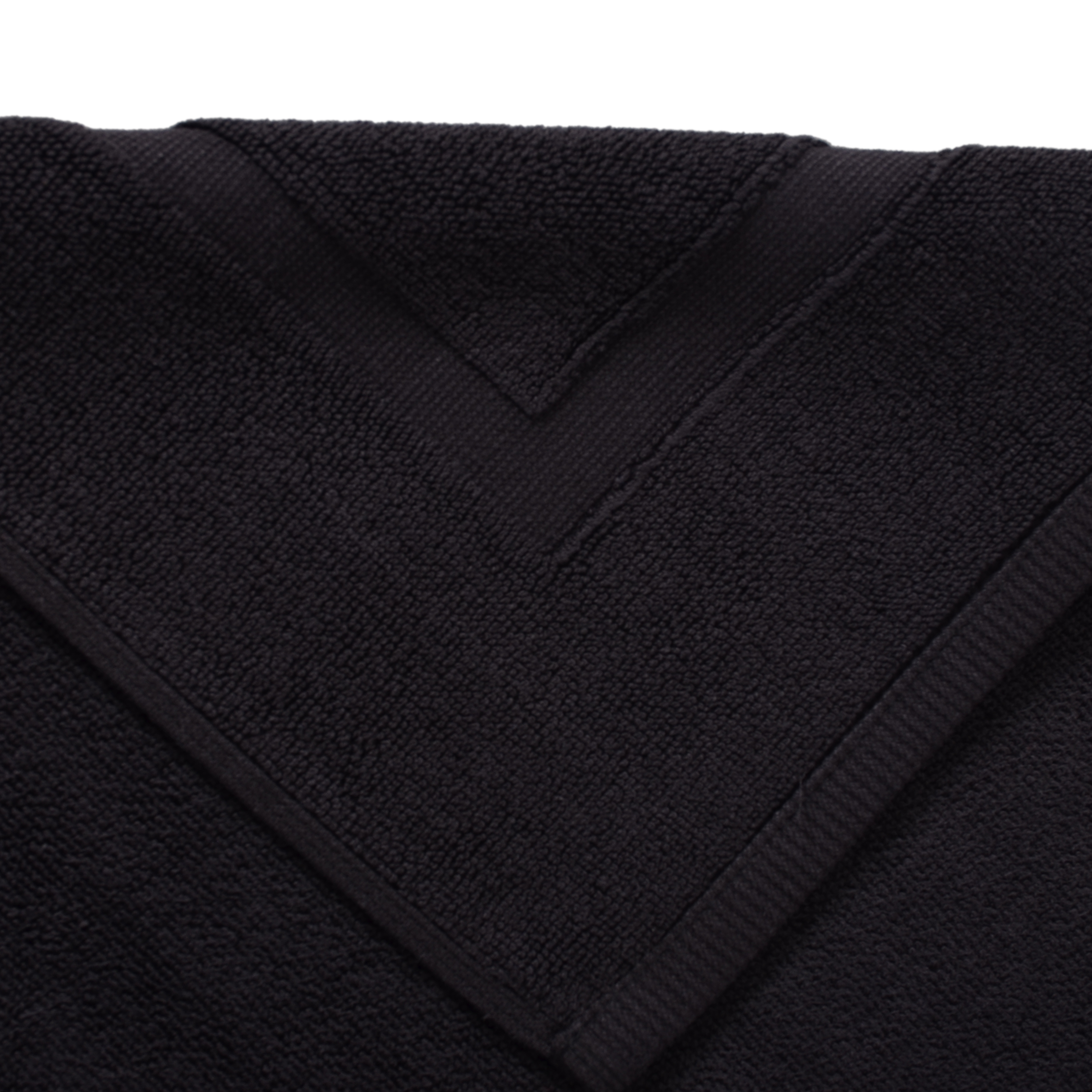 Tapis de bain l.50 x L.80 cm noir Terry SENSEA - 4