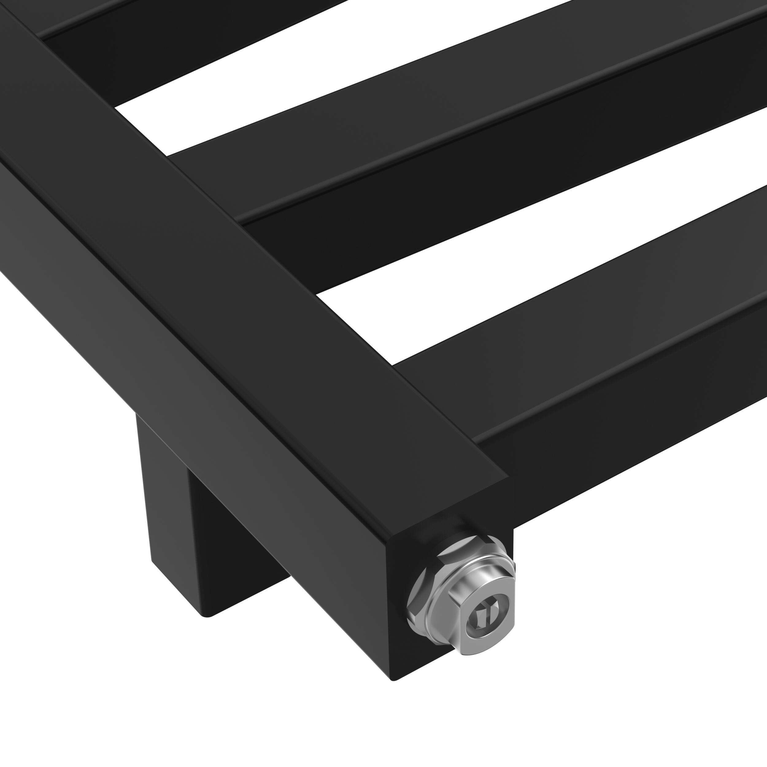 Grzejnik łazienkowy CYRKON 750X500 315W czarny - 4