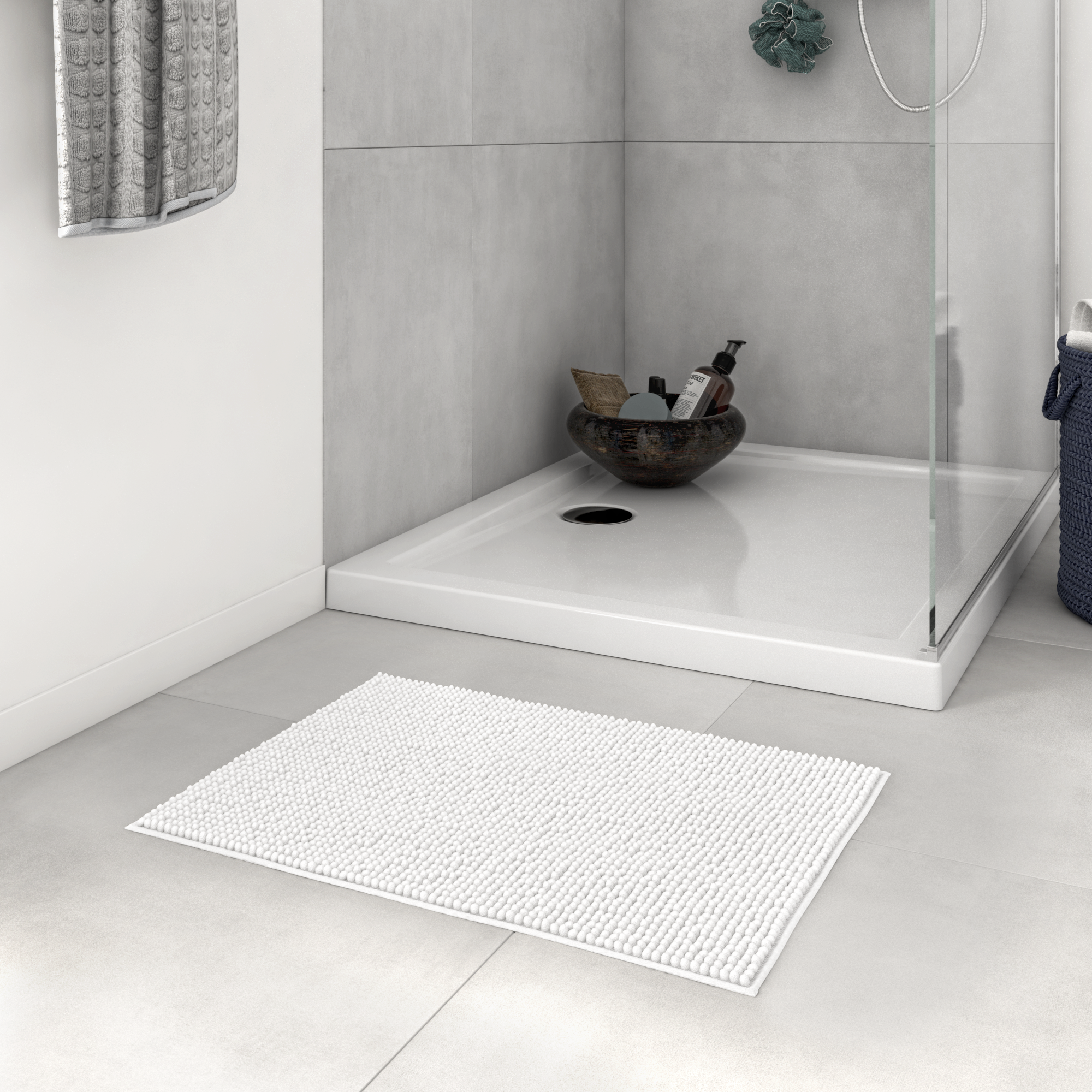 Dywanik łazienkowy Easy White 40 x 60 Sensea - 2