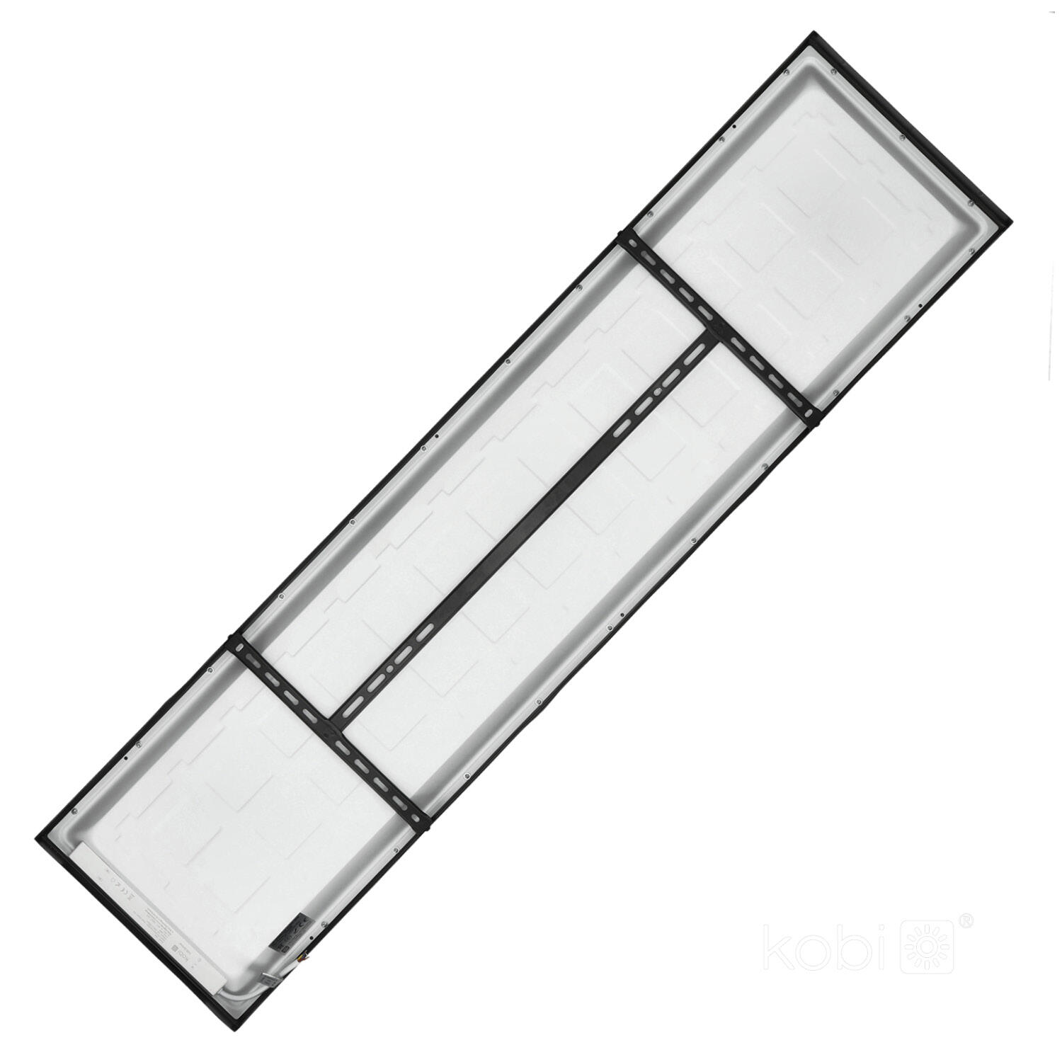 Panel LED natynkowy 30x120 cm 36 W 3960 lm 4000K IP20, czarny - 3