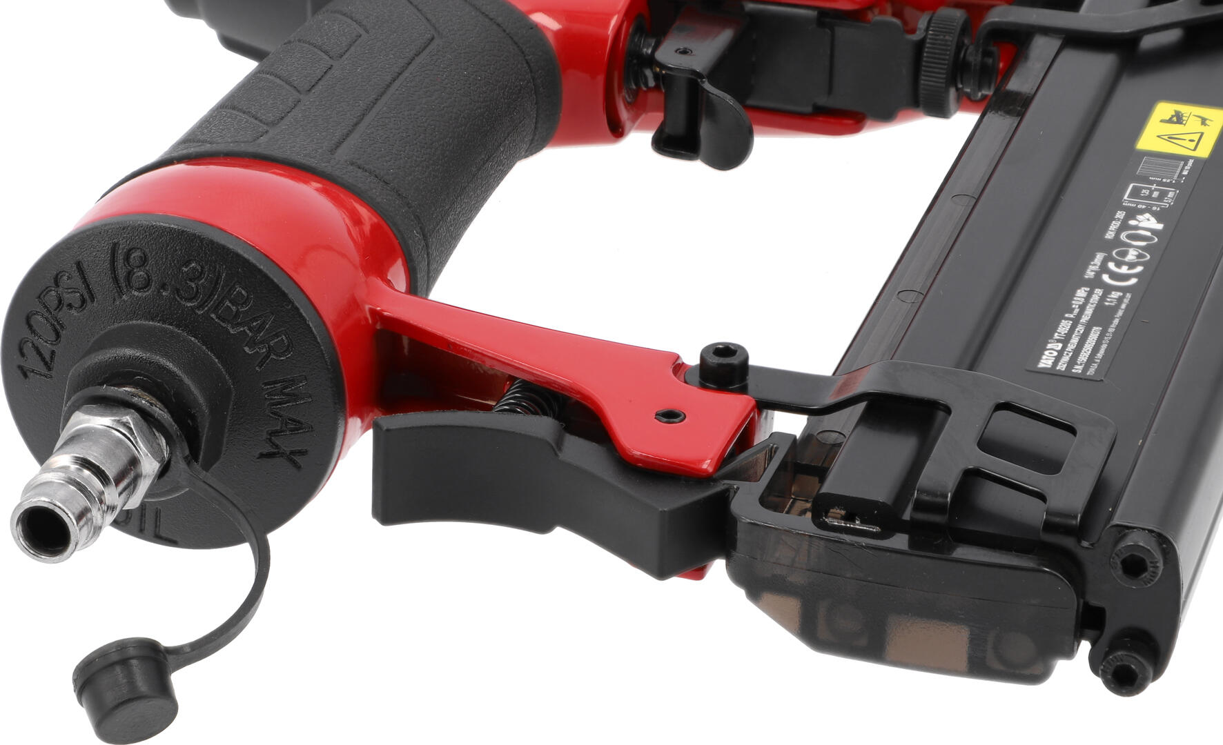Zszywacz pneumatyczny na sztyfty 10-50 mm i zszywki 16-40 mm YATO YT-09205 - 2