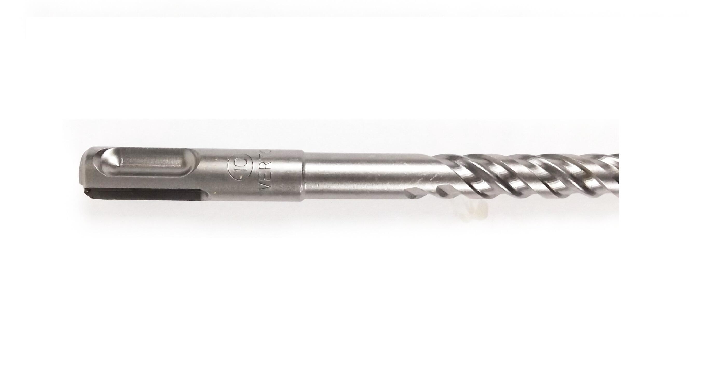 Wiertło do betonu 2-ostrzowe SDS-Plus 10x410 mm - 2