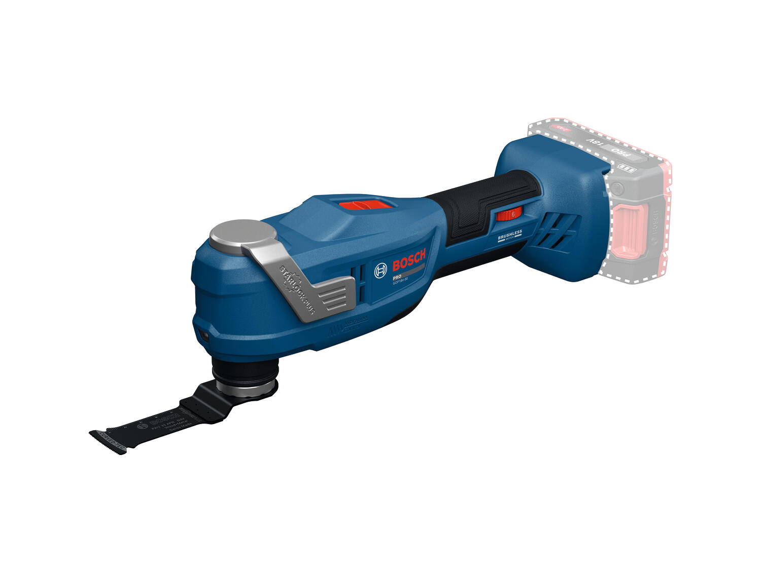 Outil multifonction sans fil BOSCH PROFESSIONAL GOP 18V-30, 18 V sans batterie - 9