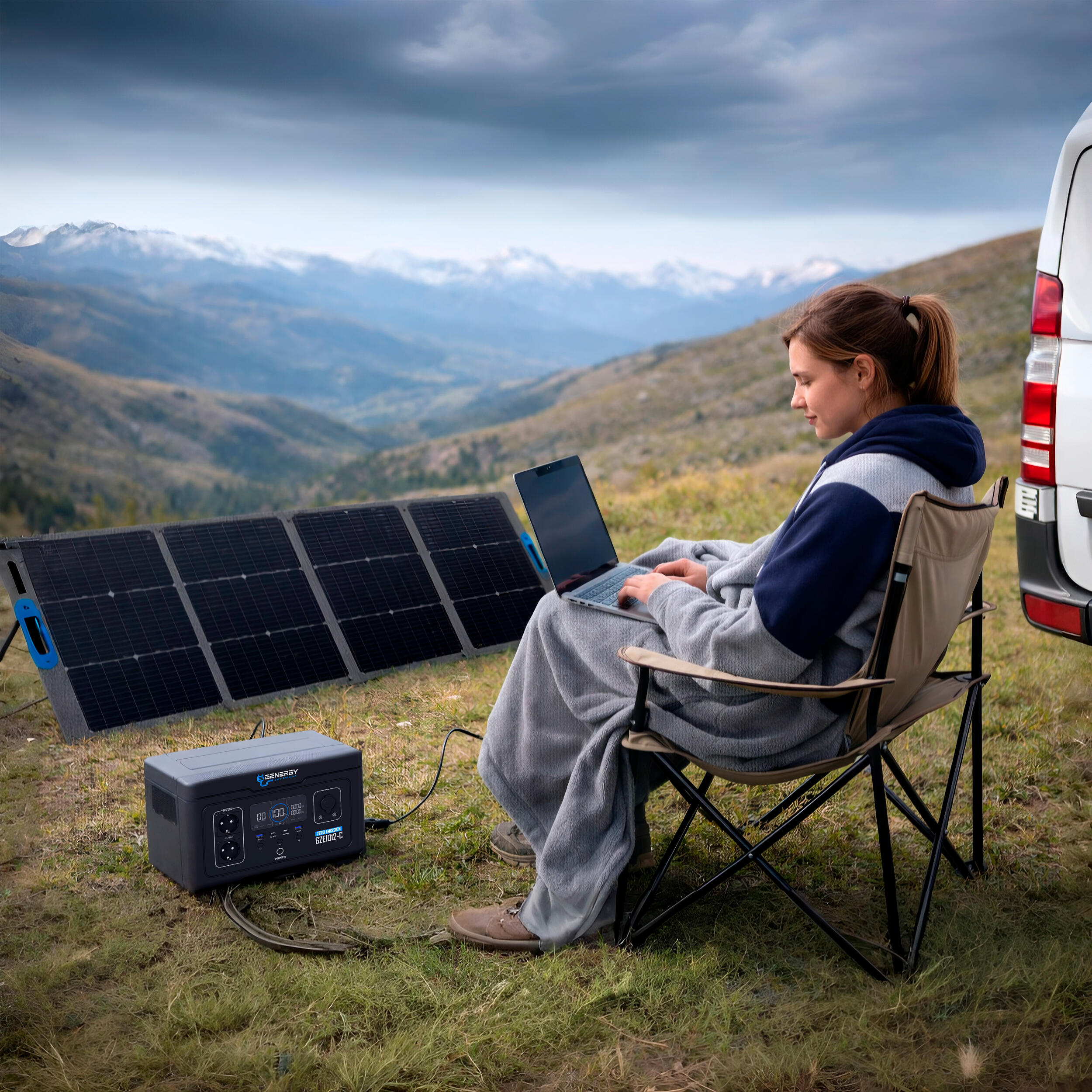 Gerador solar GENERGY GZE1012C com painel SUN 200W - 5