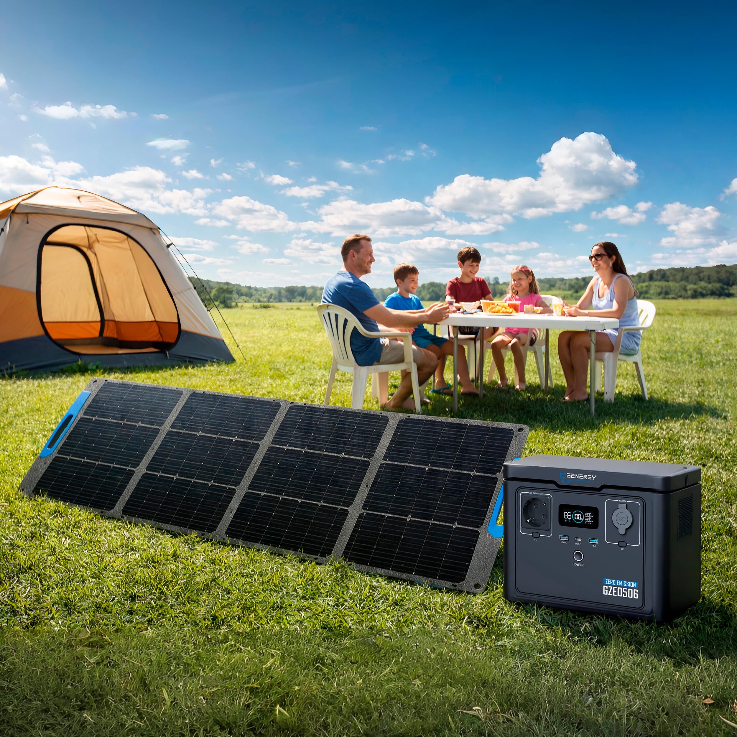 Gerador solar GENERGY GZE0506 com painel SUN 200W - 4