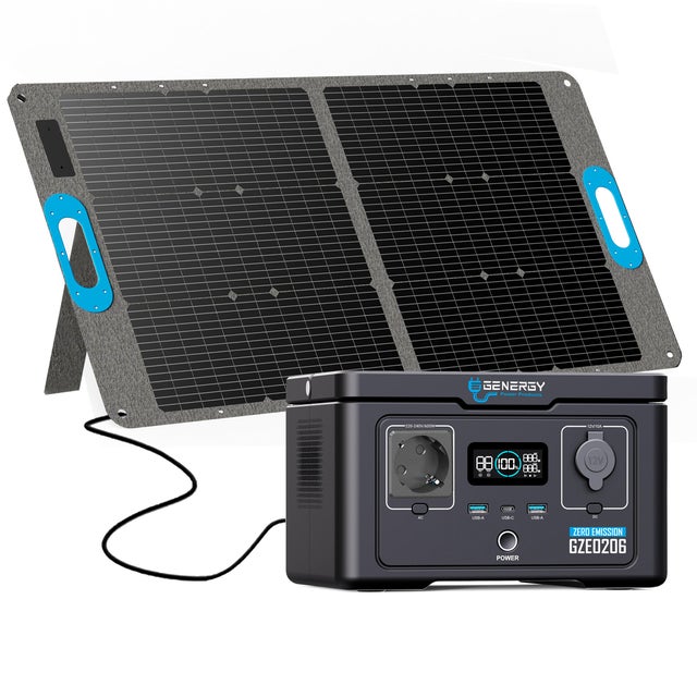 Gerador solar GENERGY GZE020C om painel SUN 100W