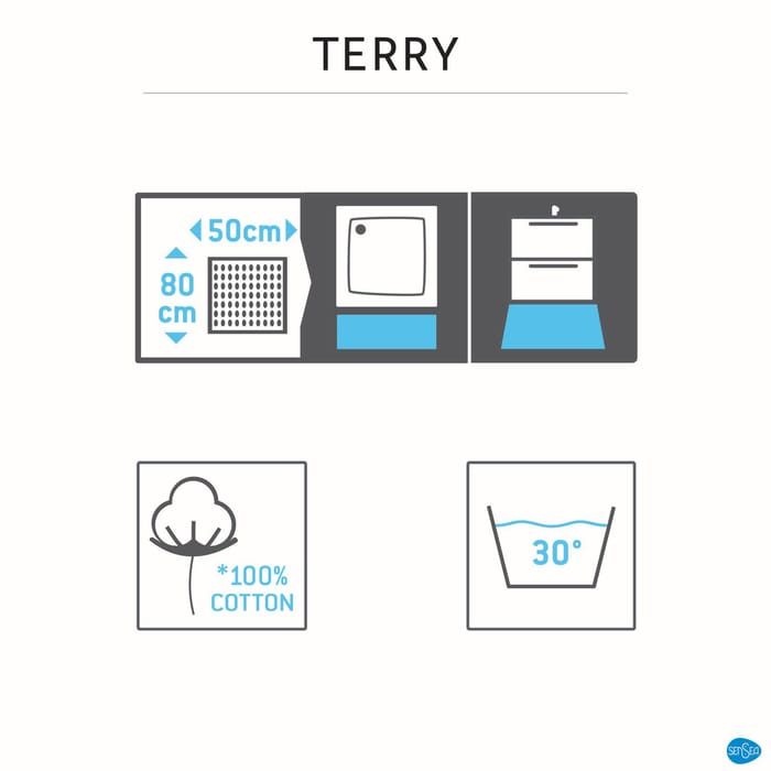 Alfombra de baño Terry