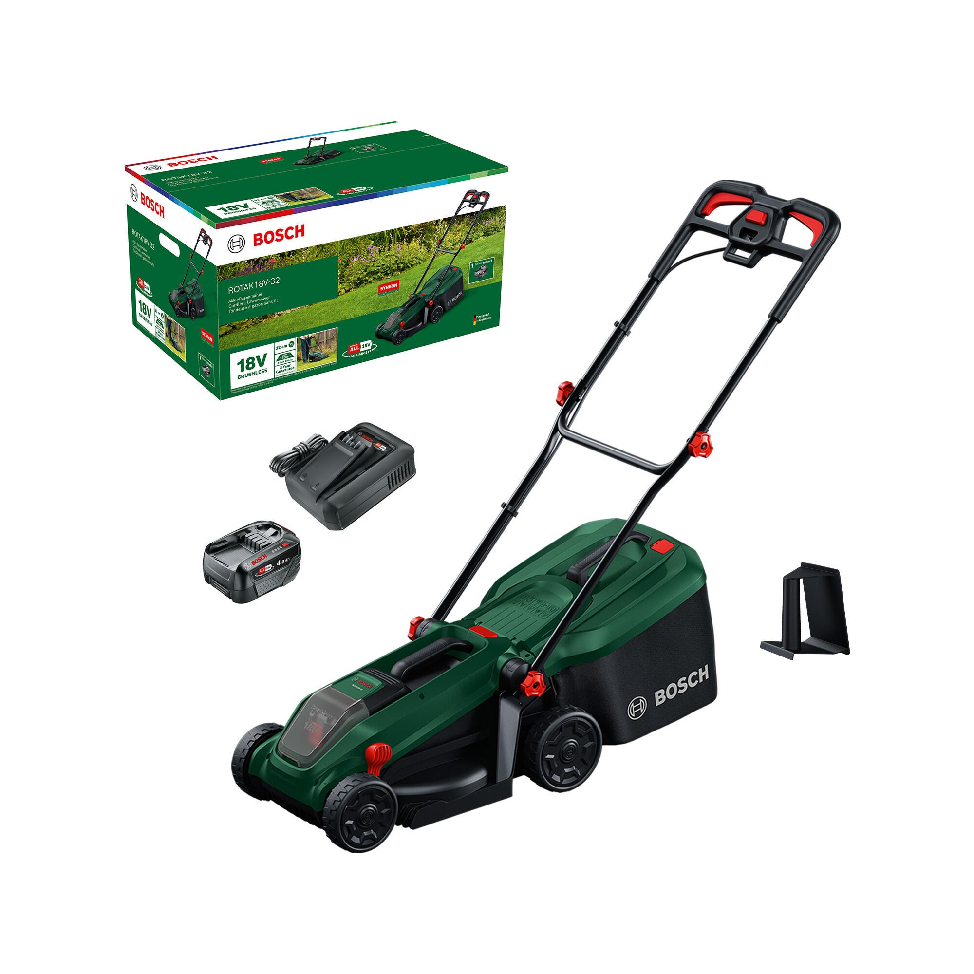 Corta-relva sem fio Universal Rotak 18V 2,5-6,5 cm 1 bateria de 4,0 Ah + carregado Bosch 06008B9P00 - 3