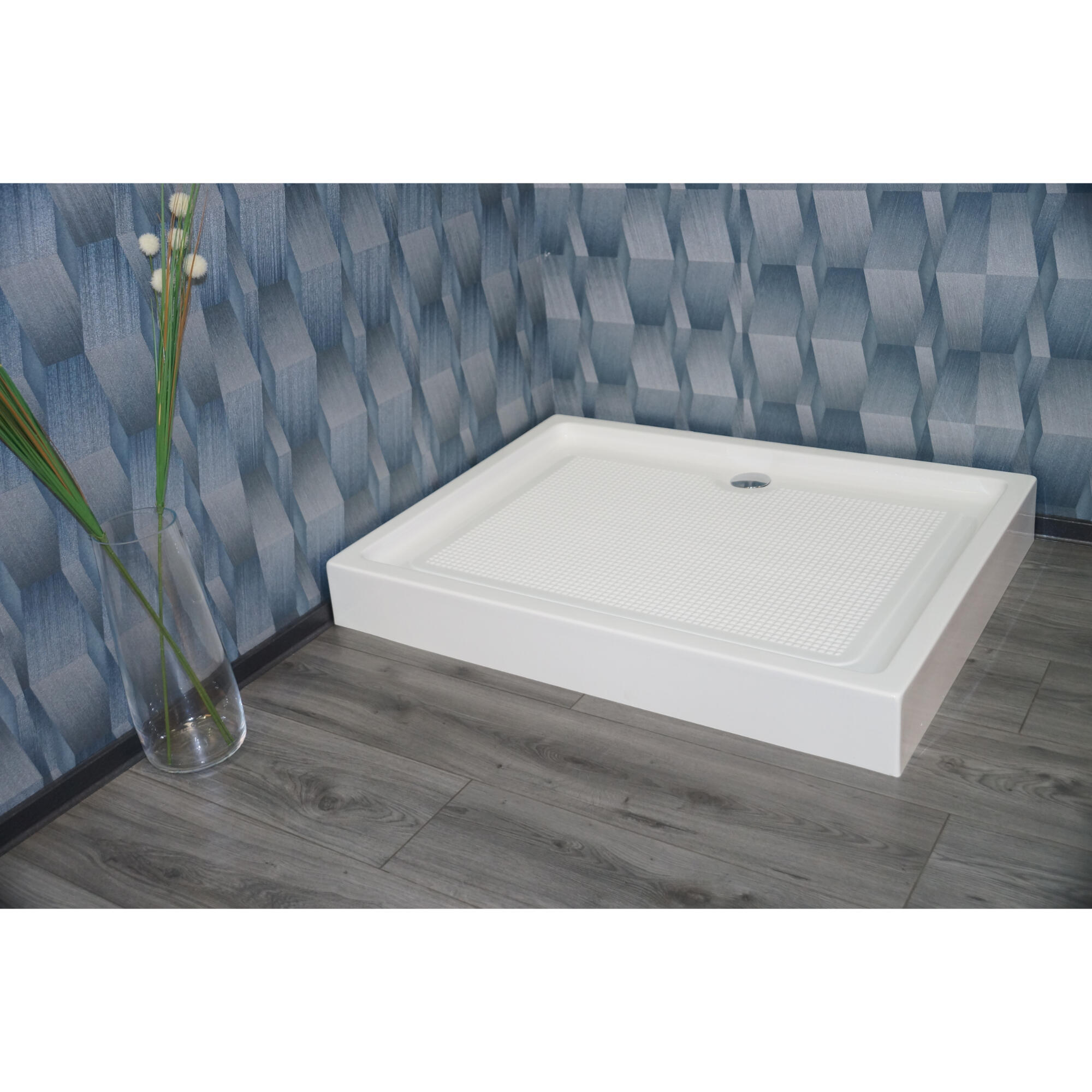 Cadita dus Cubo, rectangulara, 120 x 90 x 15 cm, acril | Leroy Merlin