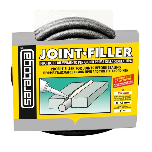 Accessorio per ancorante chimico SARATOGA Joint filler 15 mm x 5 m in polietilene grigio 15 ml