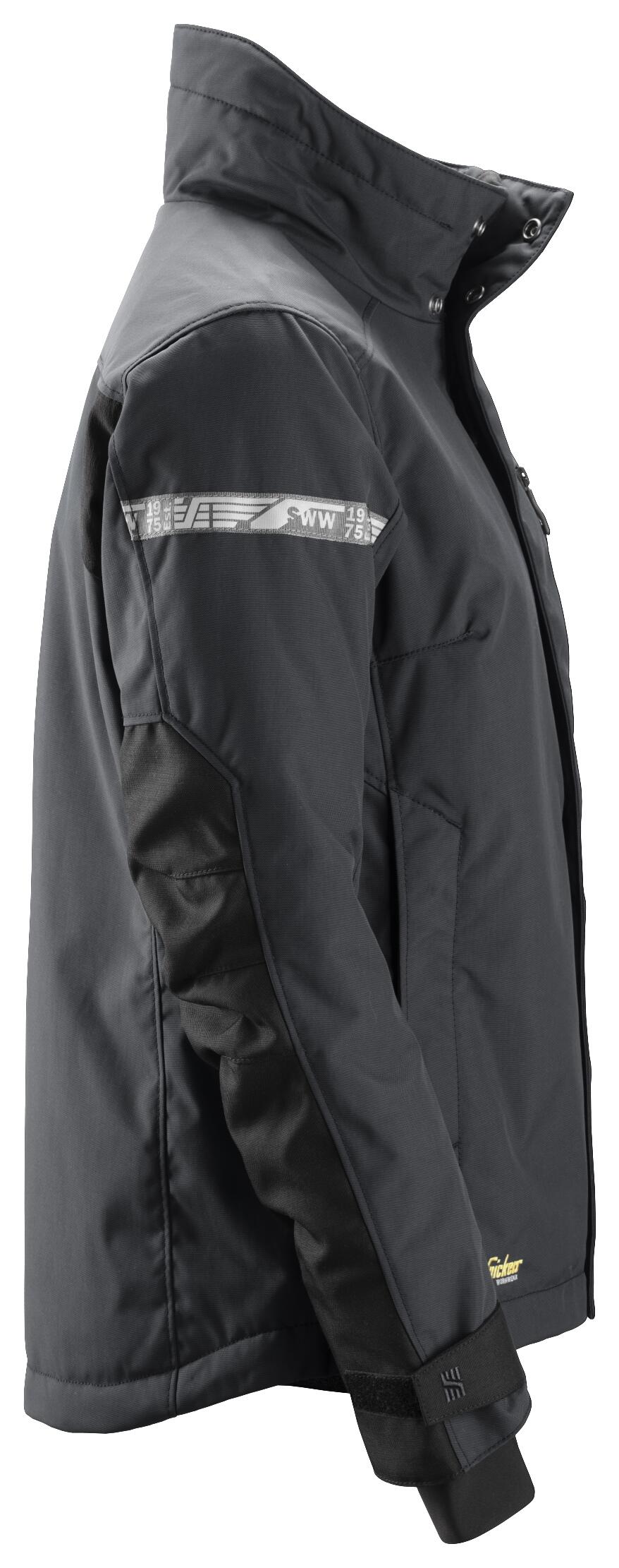 Chaqueta mujer snickers allroundwork - gris acero/negro - talla 48