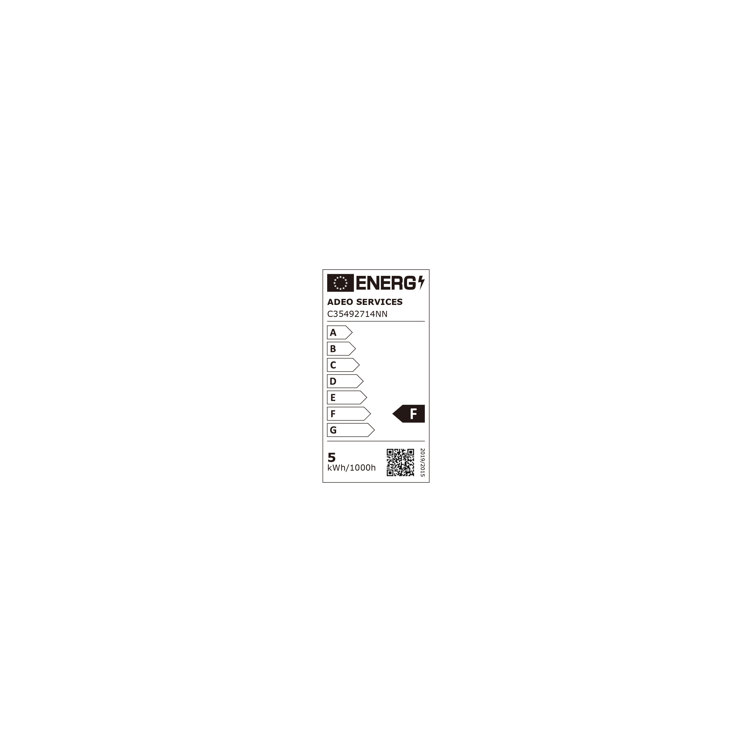 Lampadina LED, E14 oliva, trasparente, luce calda, 4.9W = 470 LM (equiv 40 W), 240° LEXMAN - 6