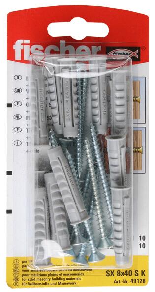 Kołek do betonu z wkrętem SX 8.0x60 mm