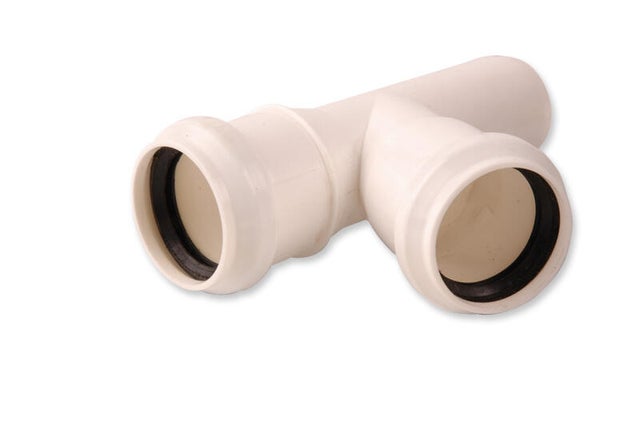 Trójnik kanalizacyjny 67° 40 mm z uszczelką