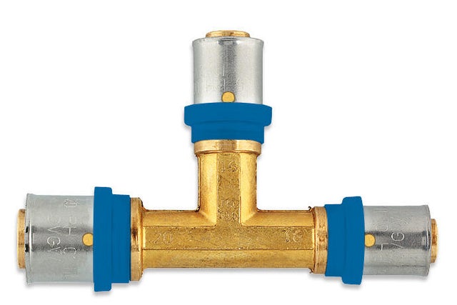 Pex Trójnik zaciskowy 20x20x16 mm Radopress